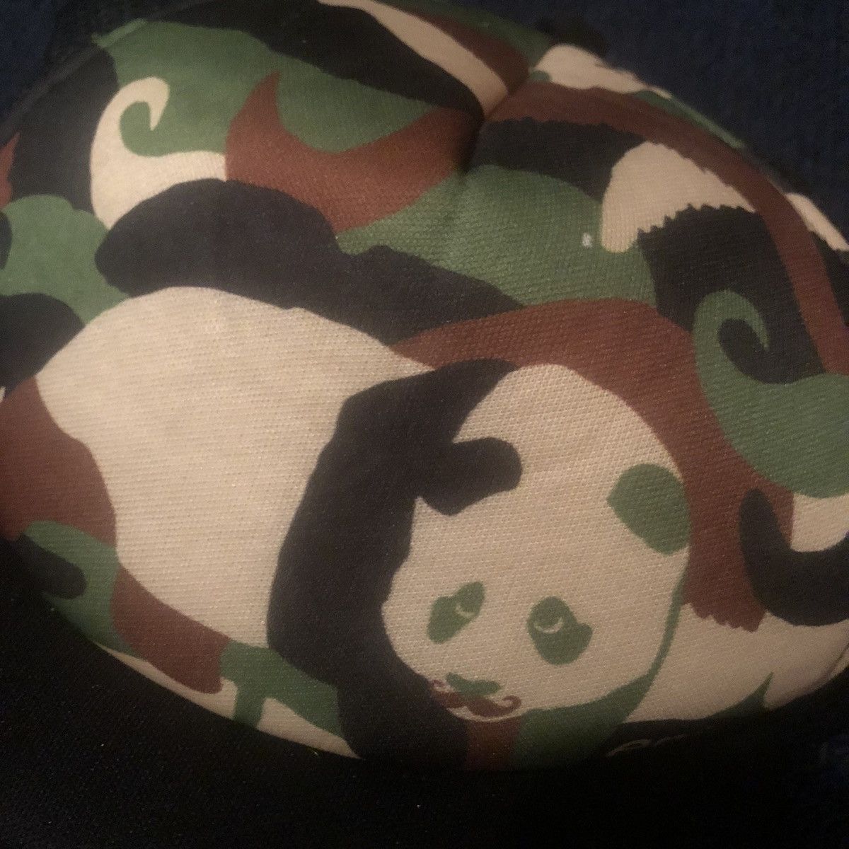 Enjoi Vintage Enjoi Skateboards Panda Woodland Camo Trucker Hat Size ONE SIZE - 3 Thumbnail