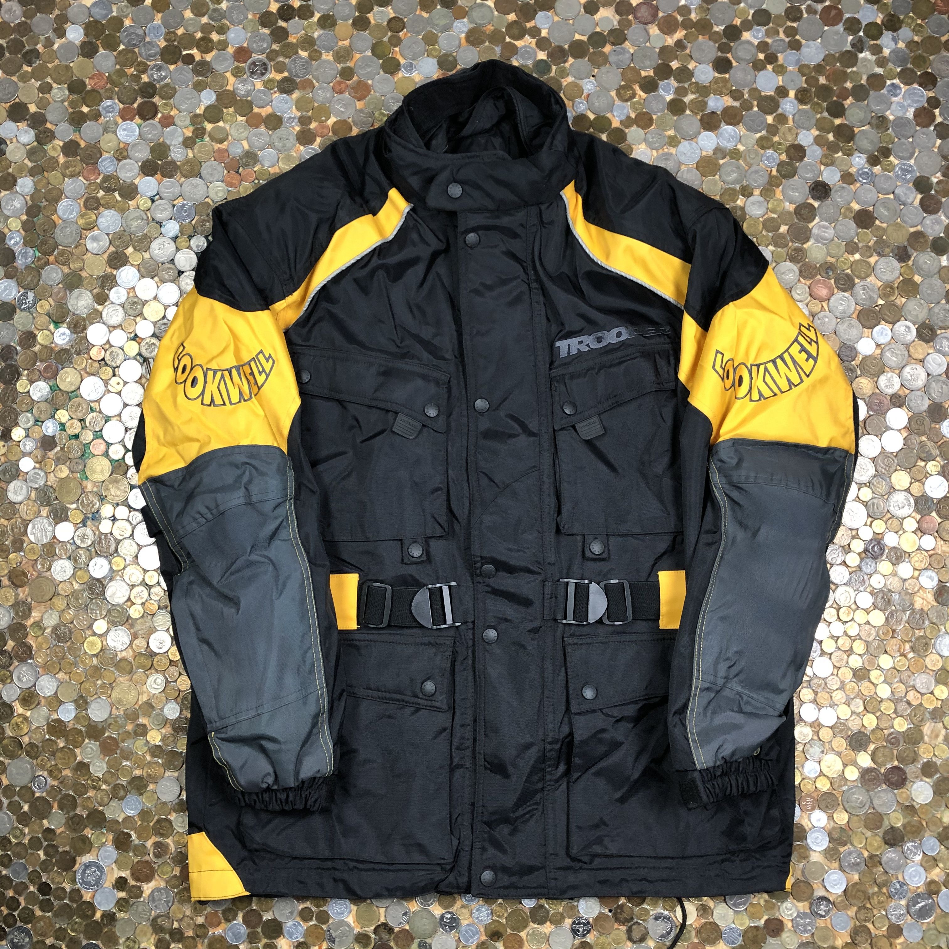Vintage VIntage Heavy Moto Jacket Size US XXL / EU 58 / 5 - 1 Thumbnail