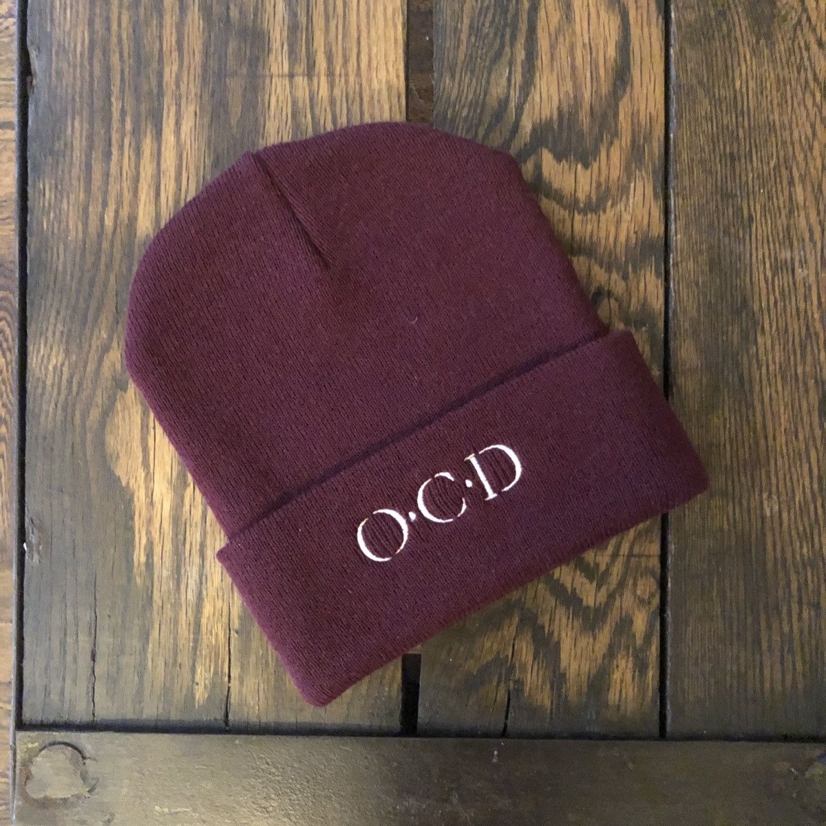 Other OCD Beanie - Burgundy Size ONE SIZE - 1 Thumbnail