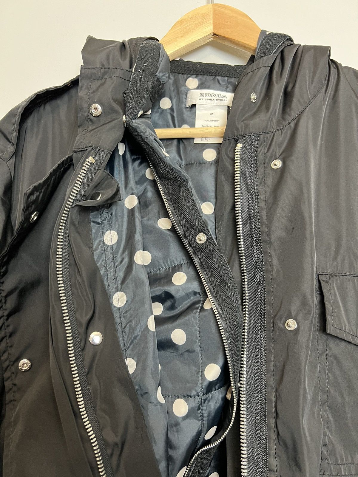 Sonia Rykiel SONIA RYKIEL Black Long Parka Coat High Quality Designer Size M / US 6-8 / IT 42-44 - 6 Thumbnail
