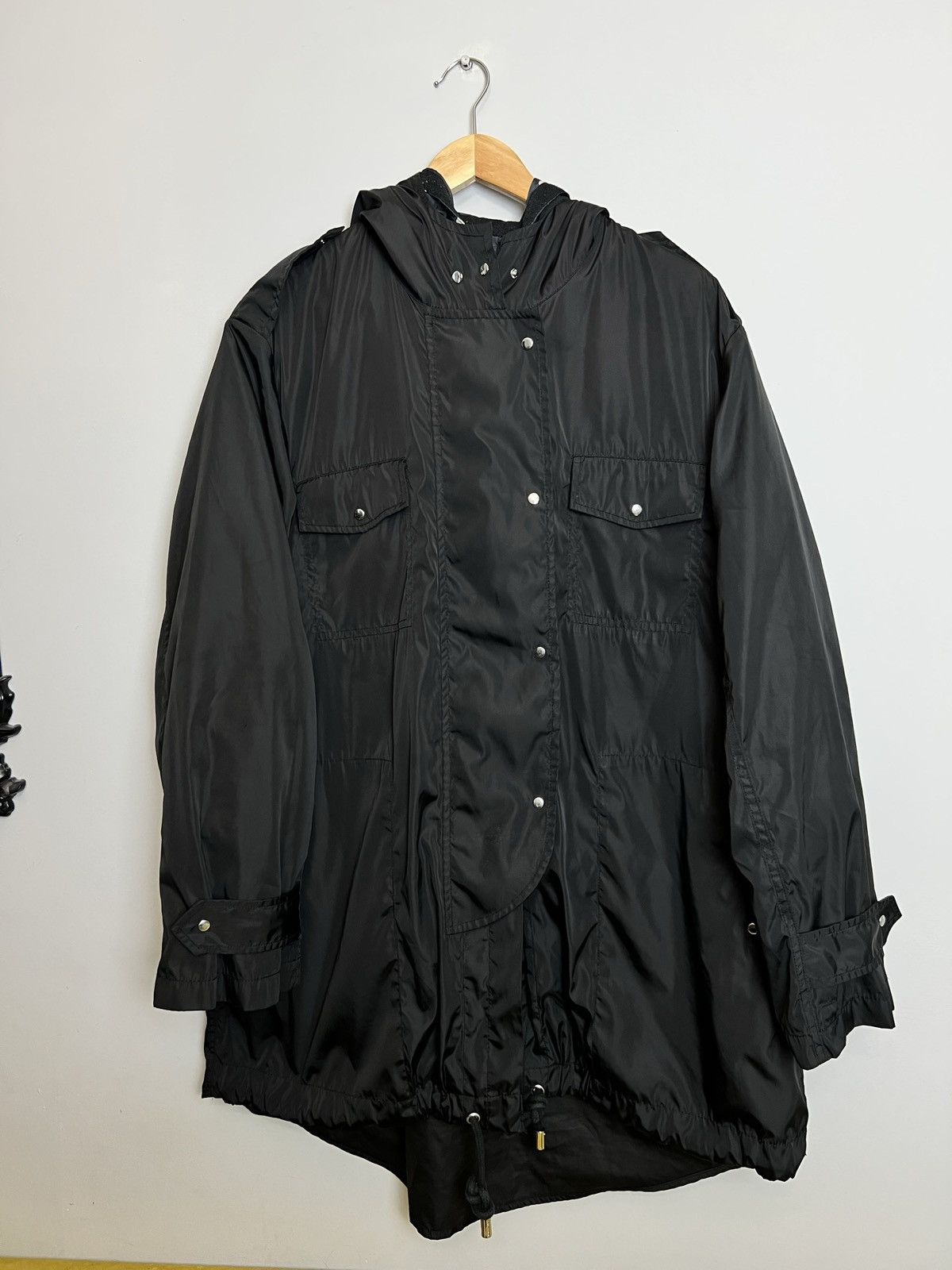 Sonia Rykiel SONIA RYKIEL Black Long Parka Coat High Quality Designer Size M / US 6-8 / IT 42-44 - 1 Thumbnail