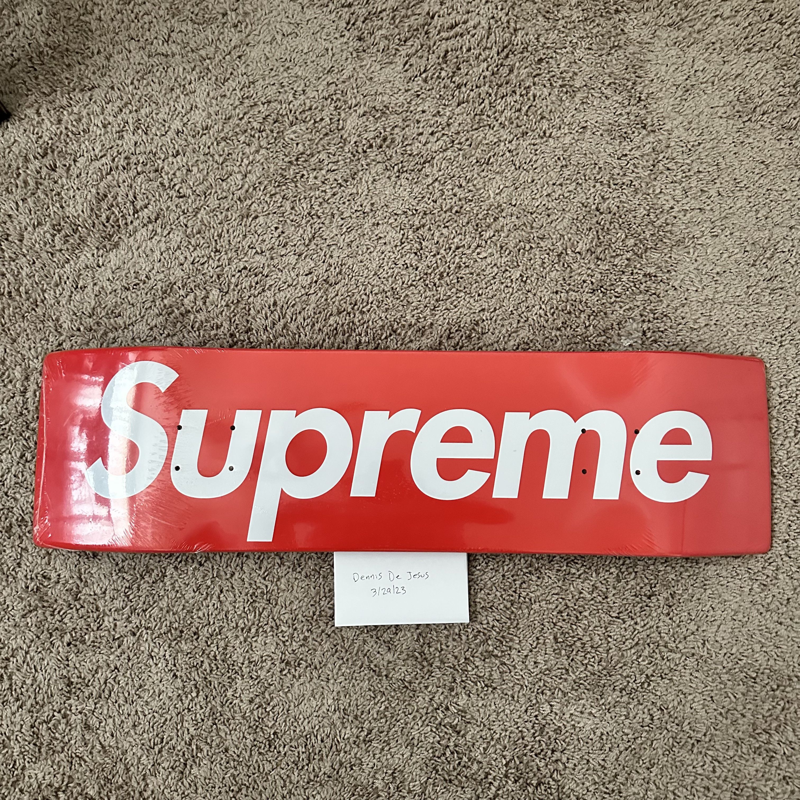 Supreme Uncut Box Logo Skateboard 