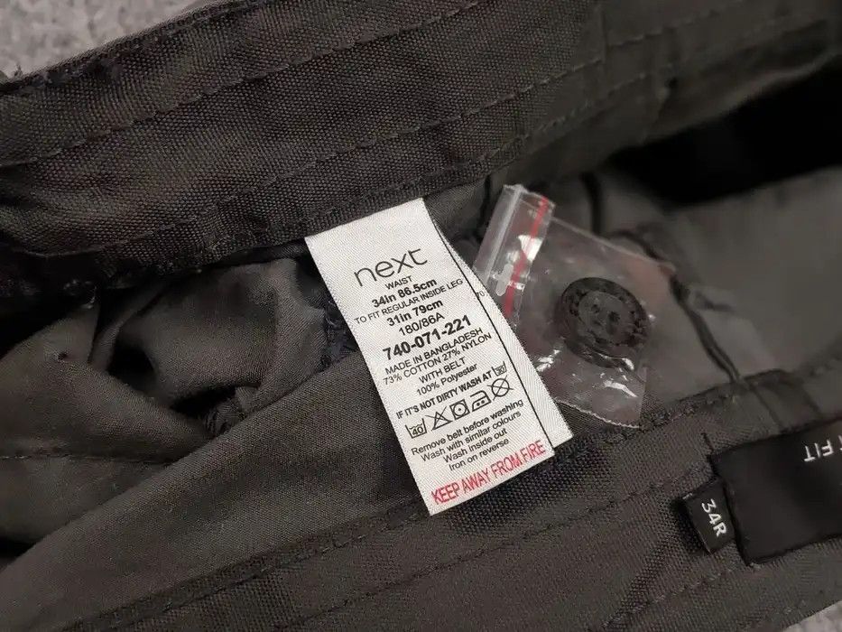 Japanese Brand Vintage 90's Japanese Baggy Multi Pocket Cargo Dark Pants Size US 34 / EU 50 - 9 Thumbnail