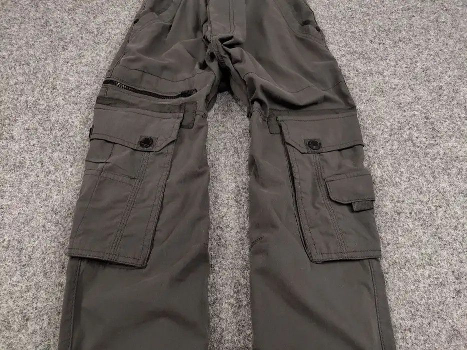 Japanese Brand Vintage 90's Japanese Baggy Multi Pocket Cargo Dark Pants Size US 34 / EU 50 - 4 Thumbnail