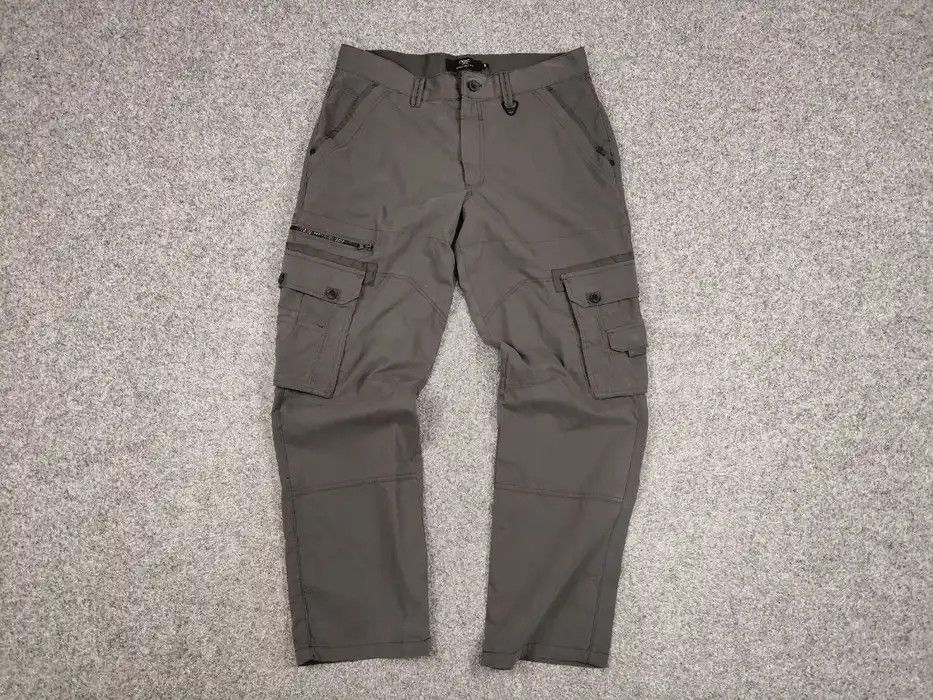 Japanese Brand Vintage 90's Japanese Baggy Multi Pocket Cargo Dark Pants Size US 34 / EU 50 - 5 Thumbnail