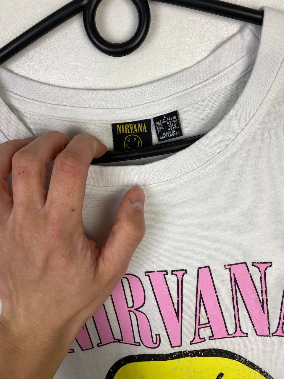 Nirvana × Vintage Nirvana vintage t-shirt size L Size L / US 10 / IT 46 - 3 Thumbnail