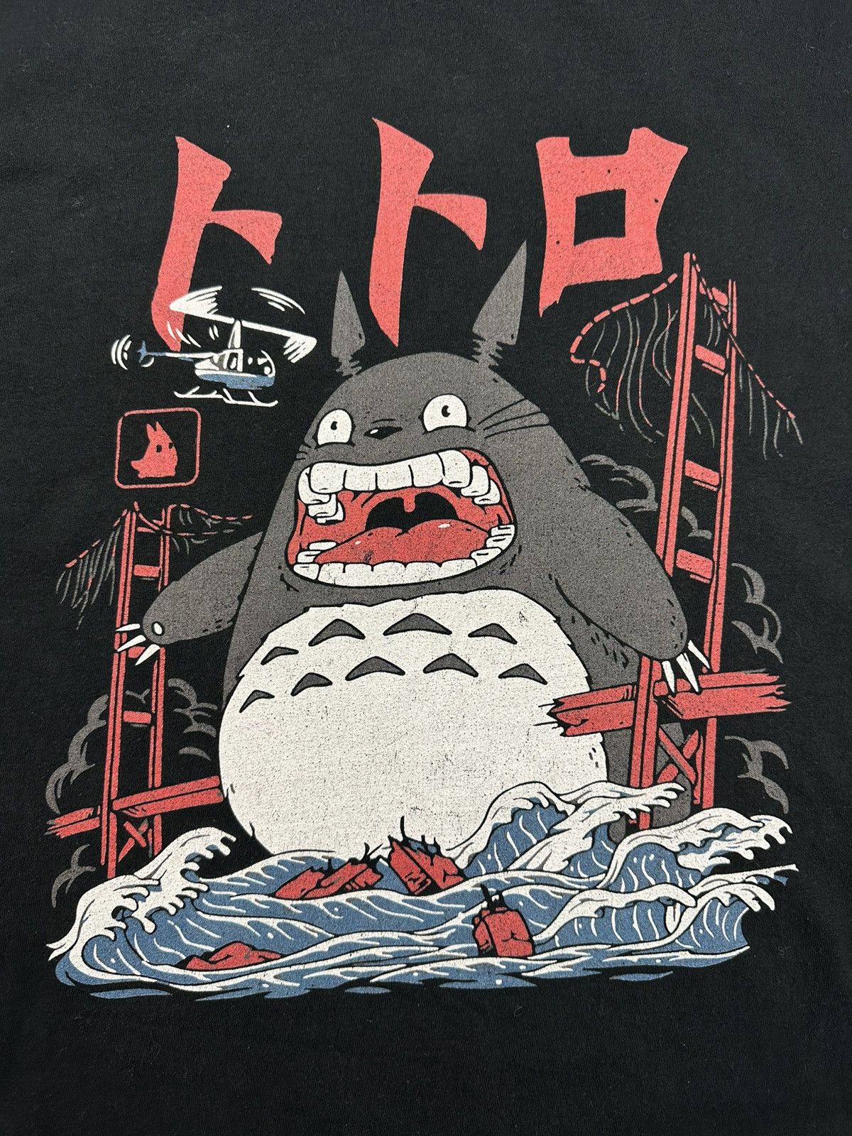 Anime Vintage 2000s My Neighbor Totoro Tee Tshirt anime Size US XL / EU 56 / 4 - 2 Thumbnail