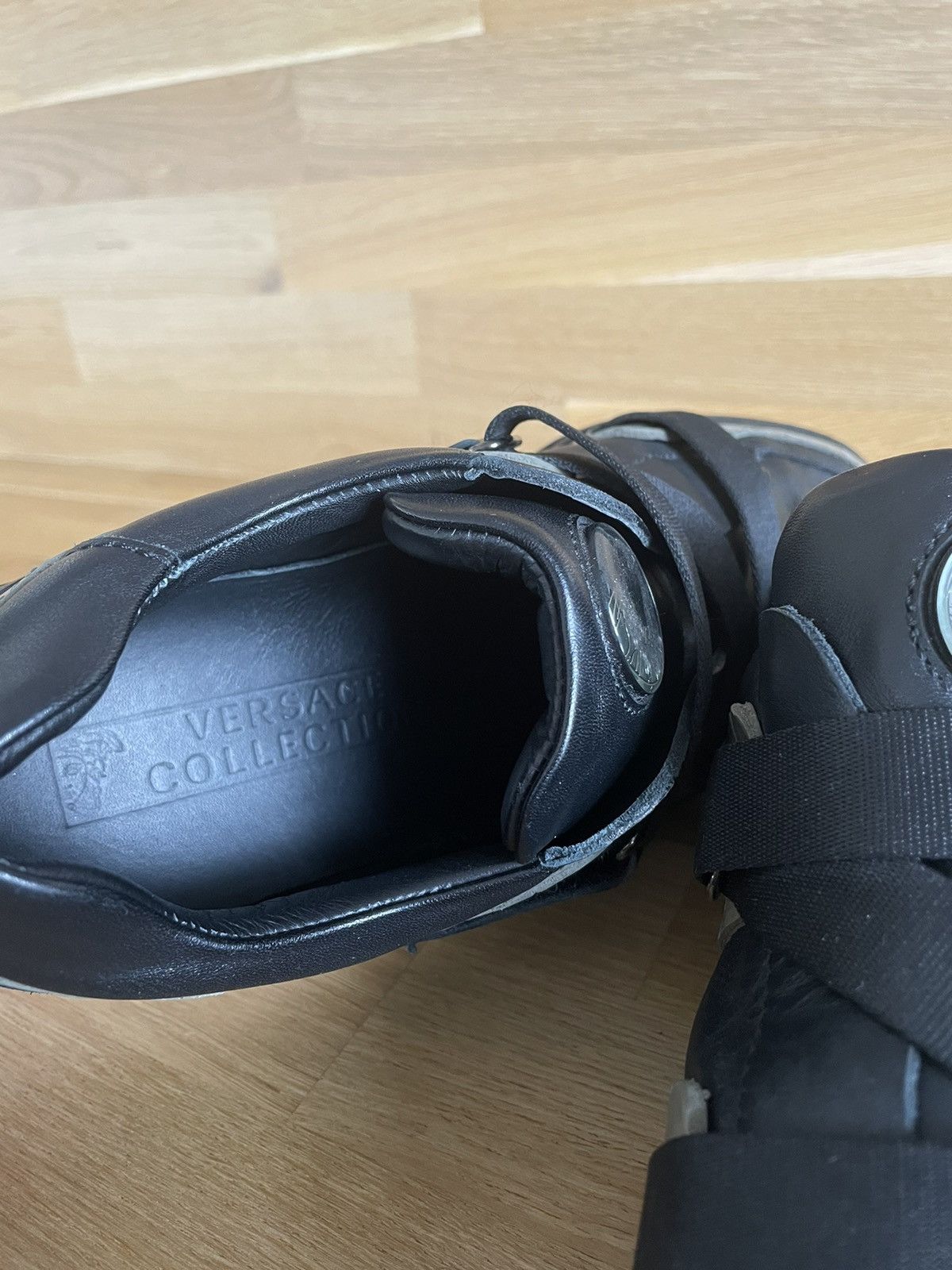 Versace ‼️BEST PRICE‼️Versace Collection Leather Shoes Size US 8.5 / EU 41-42 - 6 Thumbnail