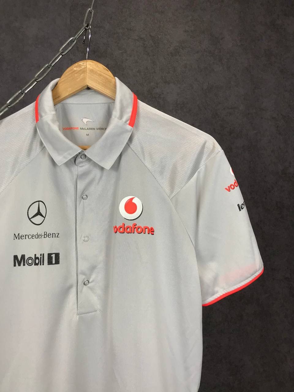 Mercedes-Benz Mercedes Benz McLaren racing overprinted polo tee Size US M / EU 48-50 / 2 - 2 Thumbnail