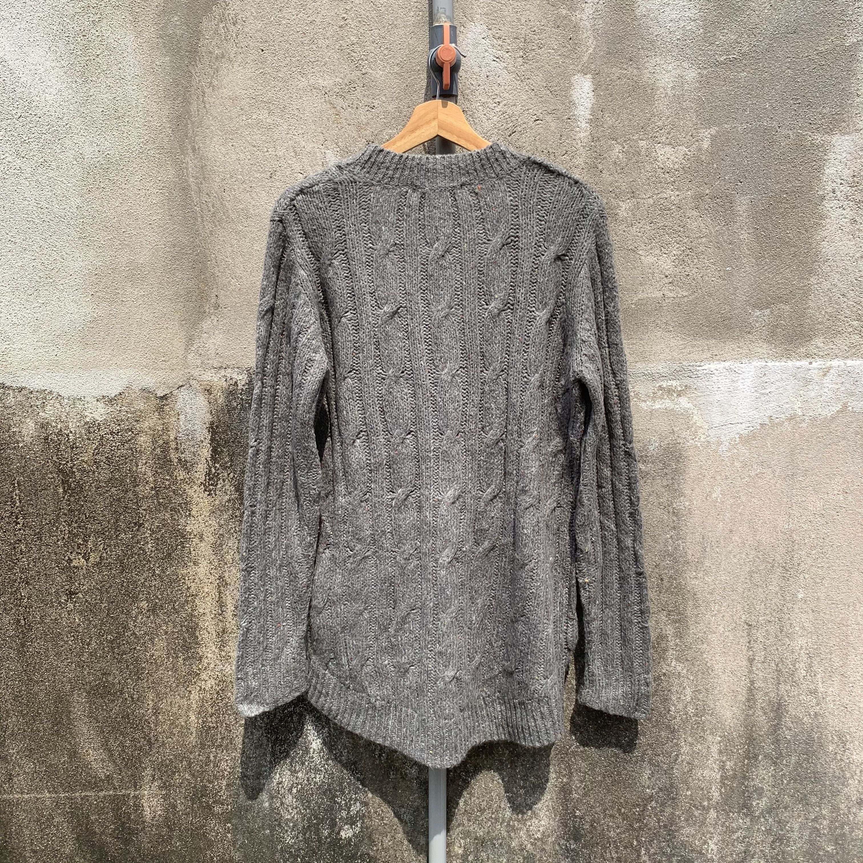 Aran Isles Knitwear Japanese Vintage Knit Baggy Jumper Cardigan Pullover Sweater Size M / US 6-8 / IT 42-44 - 9 Thumbnail