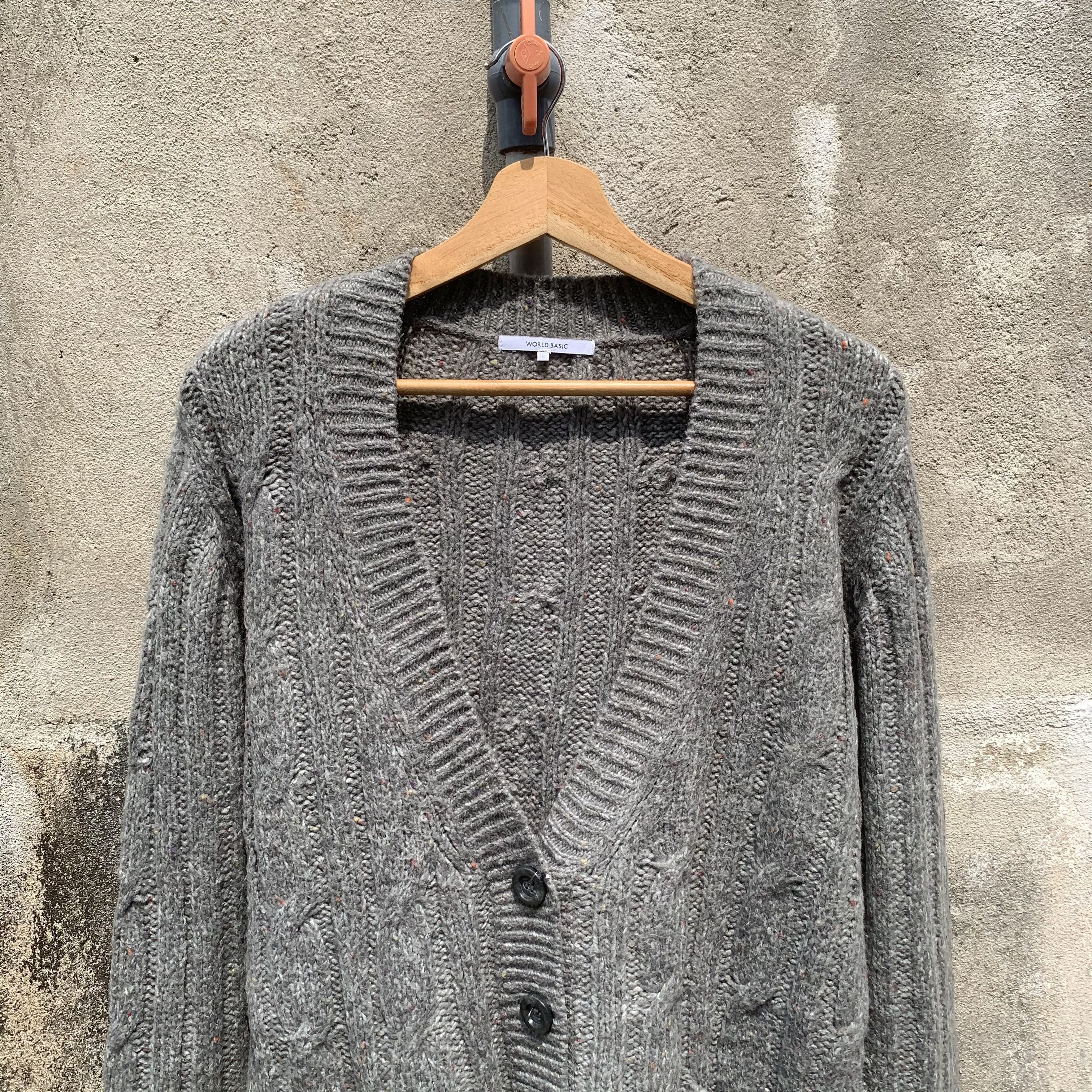 Aran Isles Knitwear Japanese Vintage Knit Baggy Jumper Cardigan Pullover Sweater Size M / US 6-8 / IT 42-44 - 2 Thumbnail