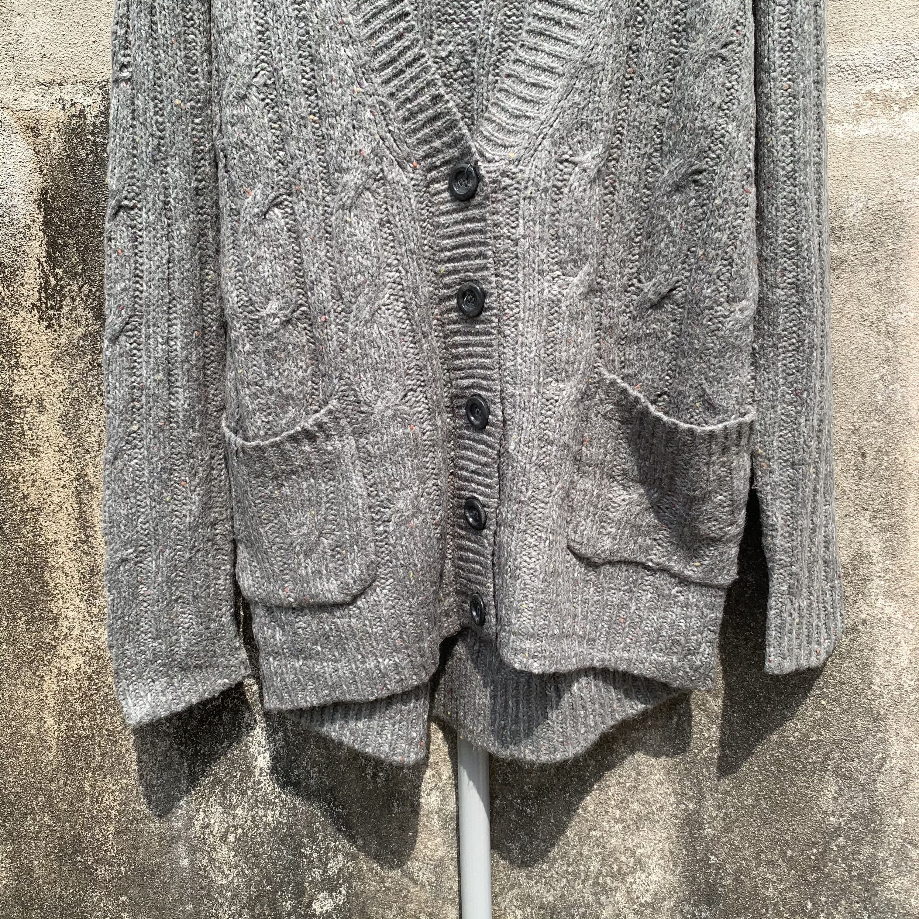 Aran Isles Knitwear Japanese Vintage Knit Baggy Jumper Cardigan Pullover Sweater Size M / US 6-8 / IT 42-44 - 3 Thumbnail