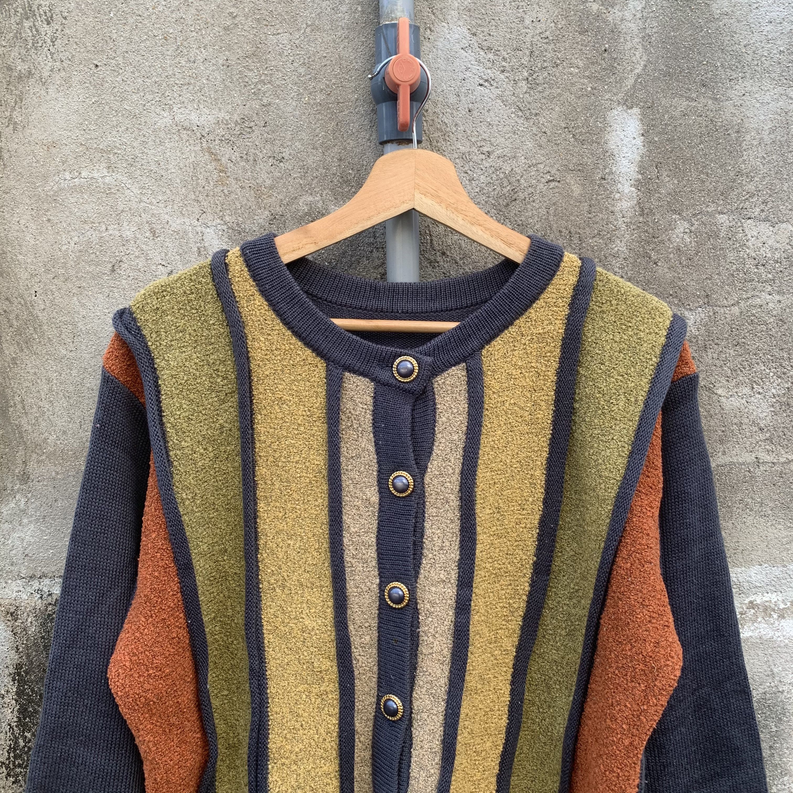 Aran Isles Knitwear RARE ‼️ JAPANESE Vintage Cardigan Jumper Sweater Made Japan Size M / US 6-8 / IT 42-44 - 2 Thumbnail
