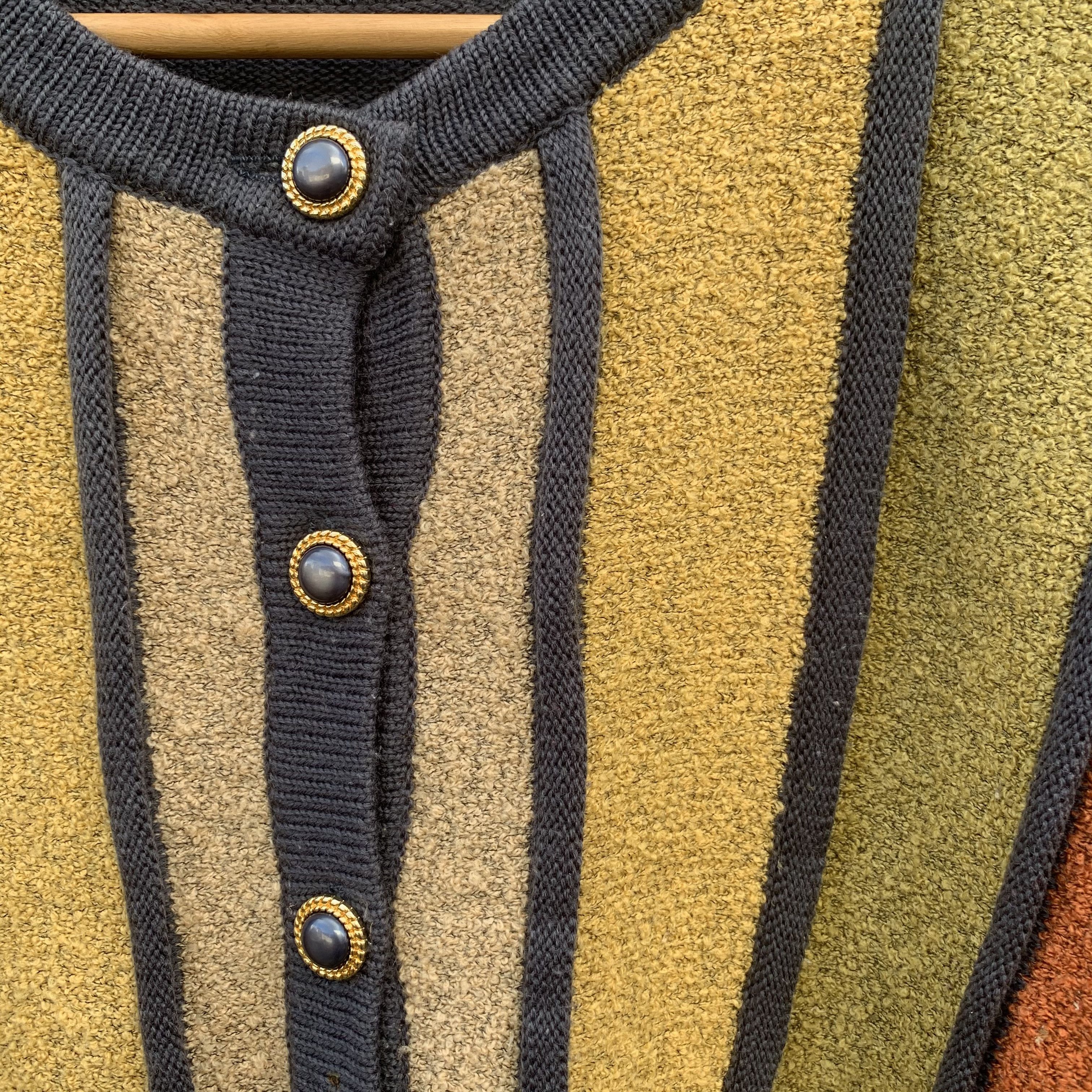 Aran Isles Knitwear RARE ‼️ JAPANESE Vintage Cardigan Jumper Sweater Made Japan Size M / US 6-8 / IT 42-44 - 4 Thumbnail