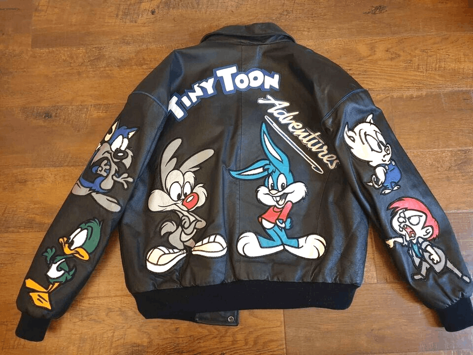 Other Rare Vintage 90’s MONTANA TOONS Leather Jacket Tiny Toons | Grailed