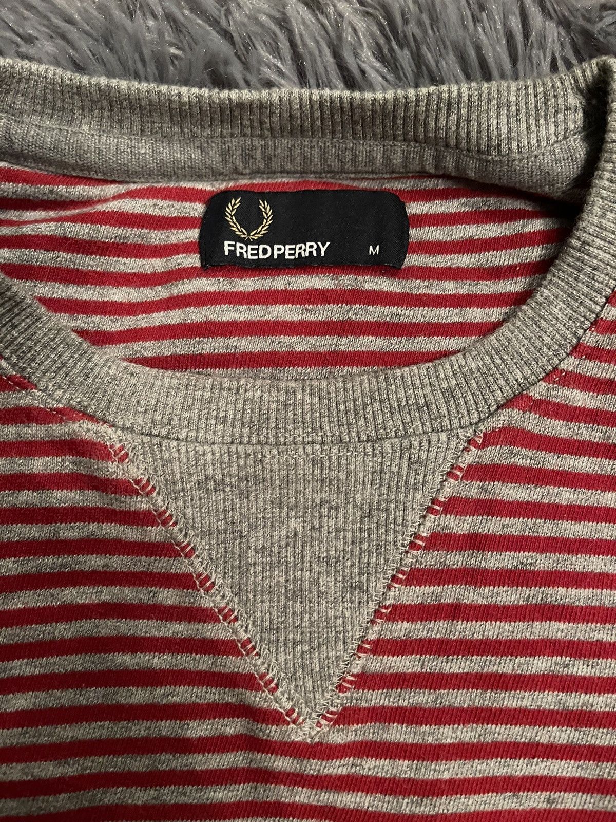 Fred Perry × Vintage Fred Perry striped sweatshirt Size US M / EU 48-50 / 2 - 3 Thumbnail