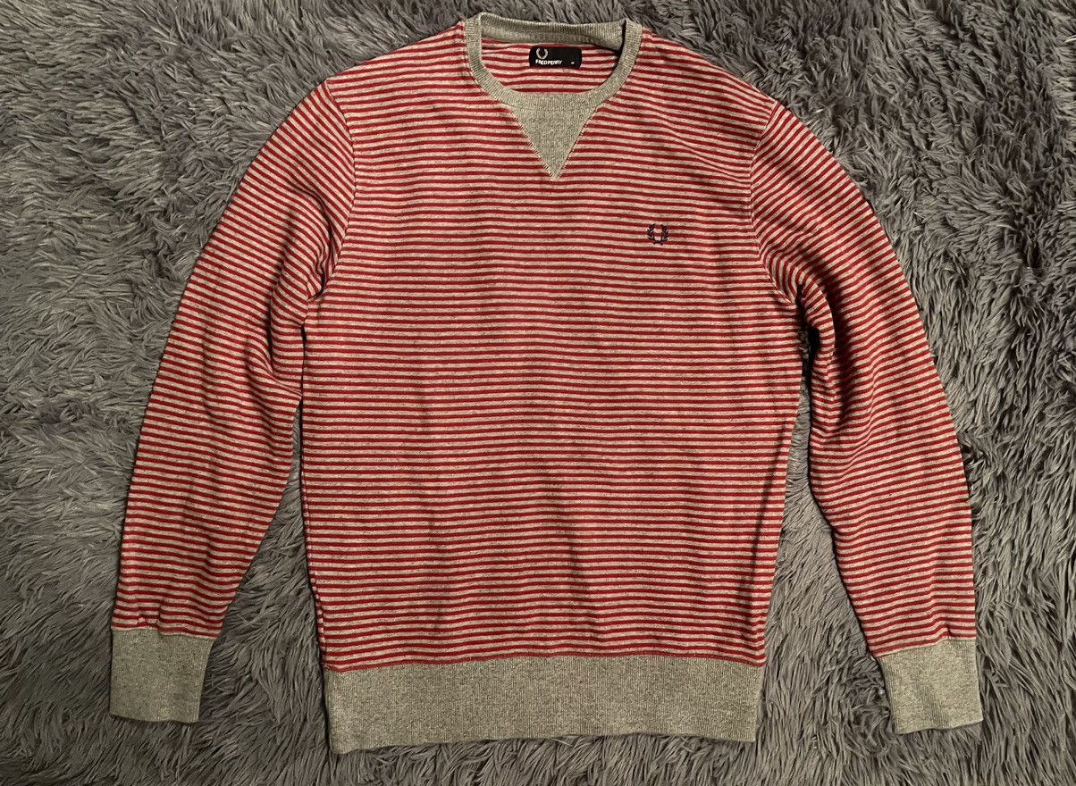Fred Perry × Vintage Fred Perry striped sweatshirt Size US M / EU 48-50 / 2 - 1 Thumbnail