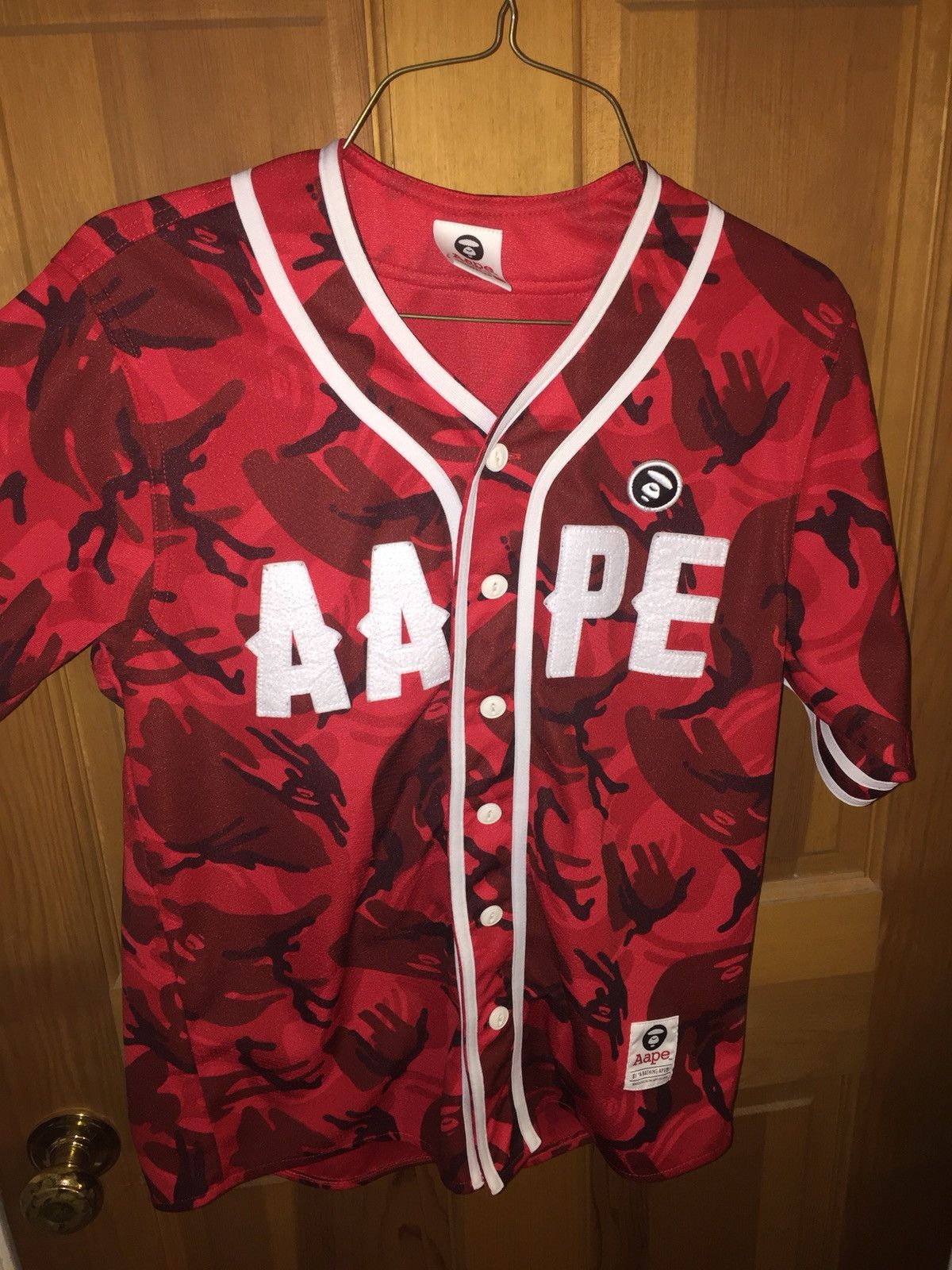 Bape Aape Baseball Jersey, Grailed