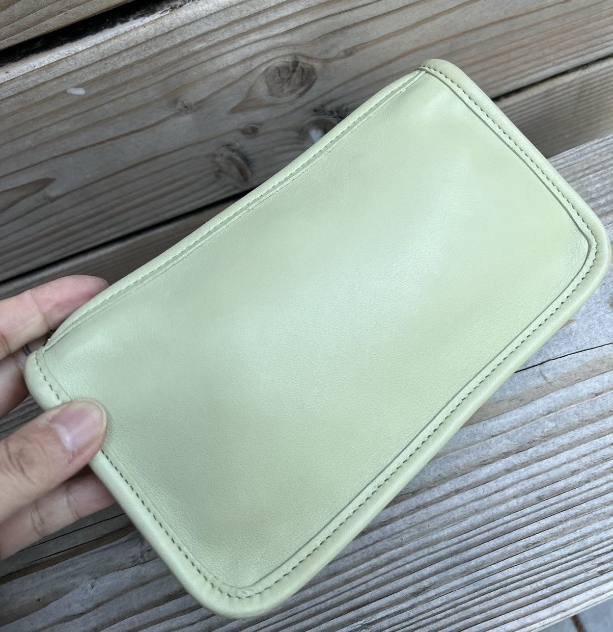 Vintage New, Vintage COACH Aqua Chunky Case Makeup Money Pouch 7165 ...