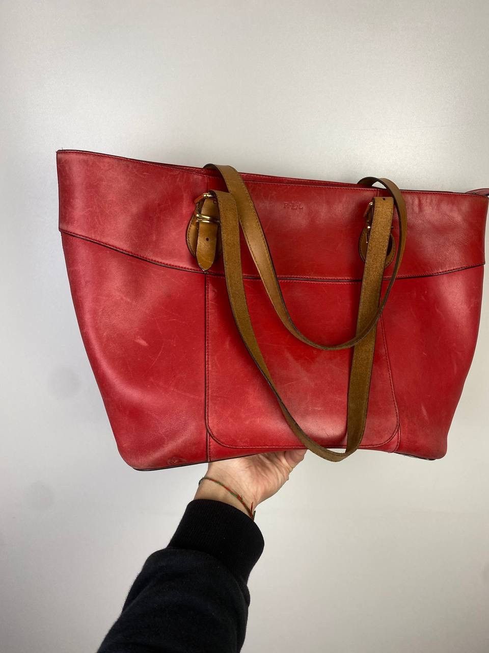 Vintage Polo Ralph Lauren luxury leather bag Size ONE SIZE - 6 Thumbnail