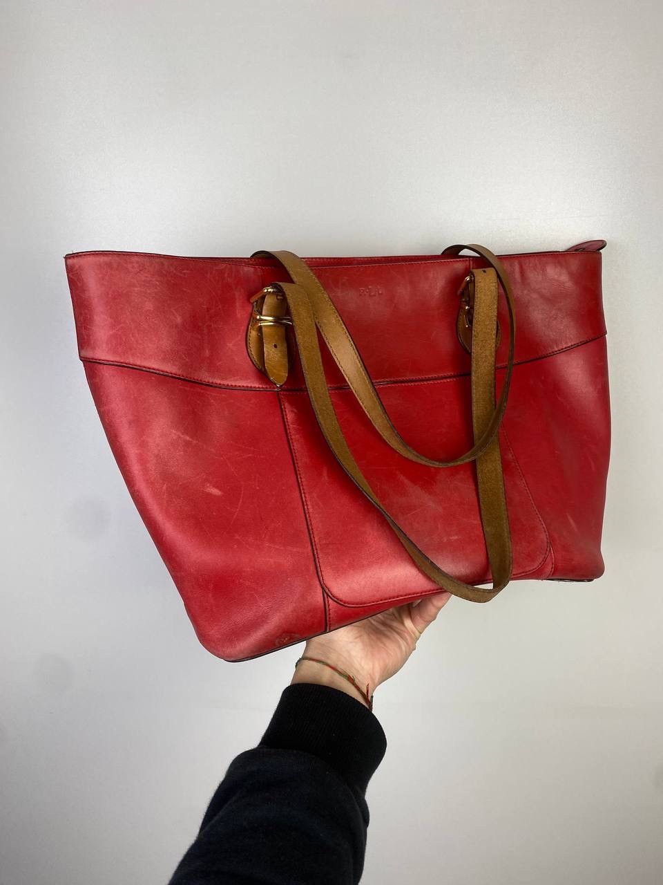 Vintage Polo Ralph Lauren luxury leather bag Size ONE SIZE - 7 Thumbnail