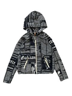 John Galliano Newspaper Jacket | Grailed