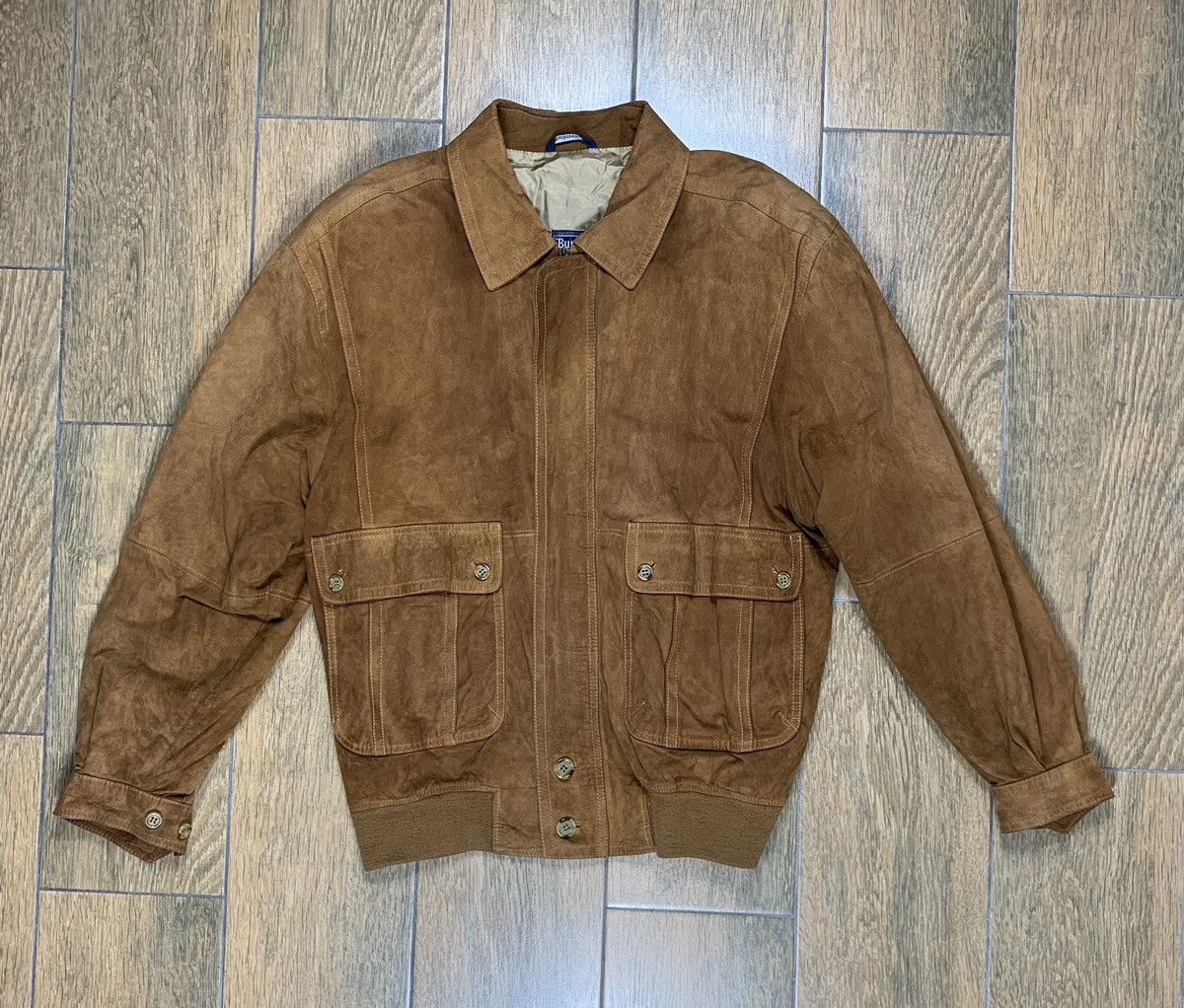 Burberry × Leather Jacket × Vintage Burberrys vintage 80s leather 