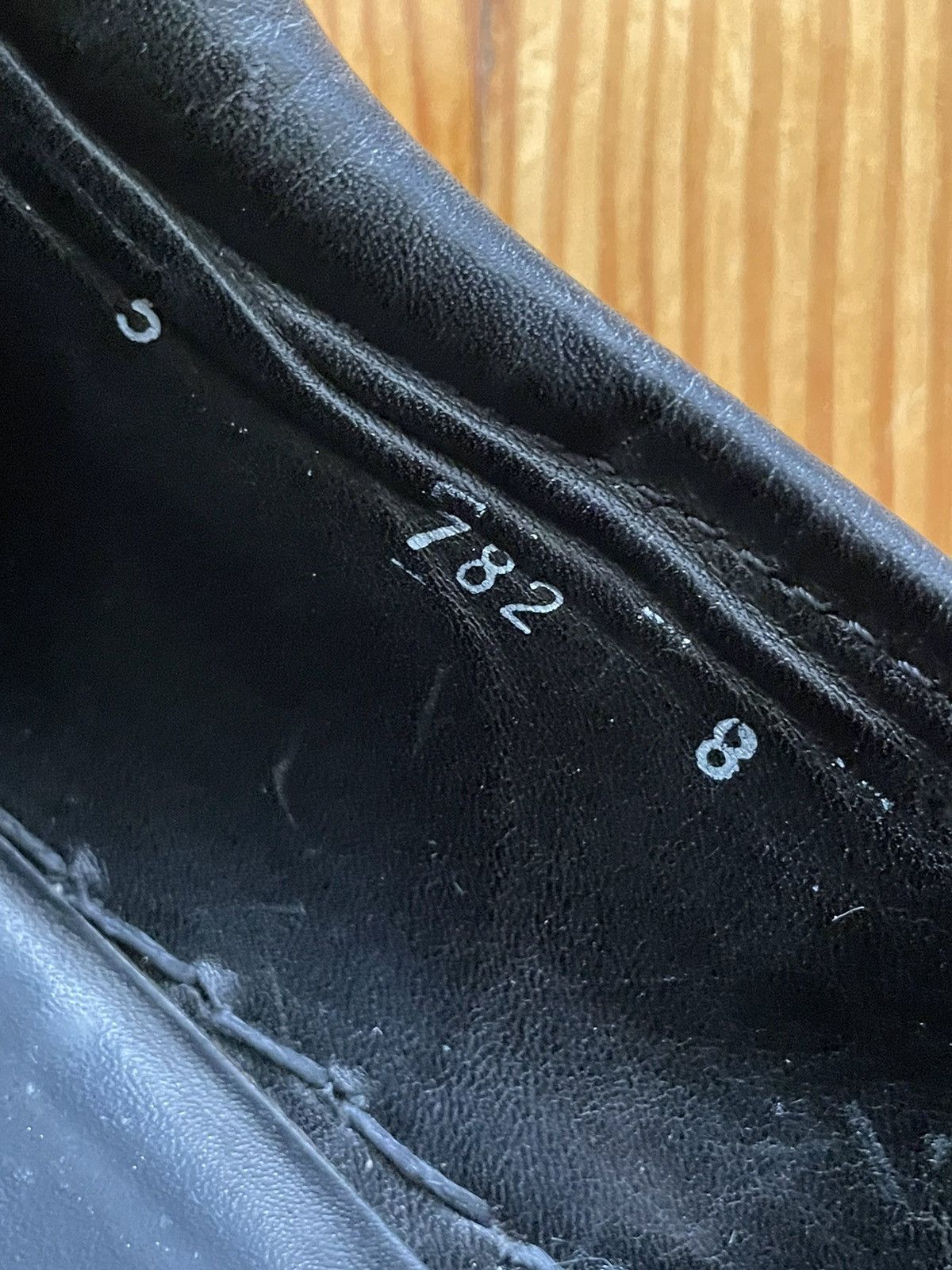 Archive Prada FW98 Chunky Square Toe Loafers Leather Black - Footwear