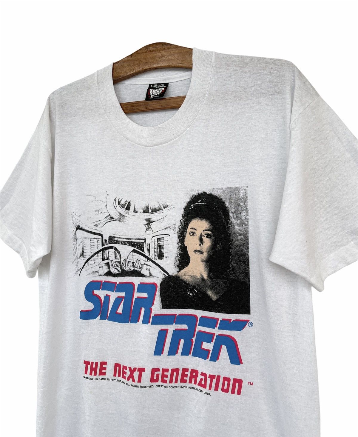 Vintage Vintage 90s STAR TREK The next generation tee Size US M / EU 48-50 / 2 - 2 Thumbnail