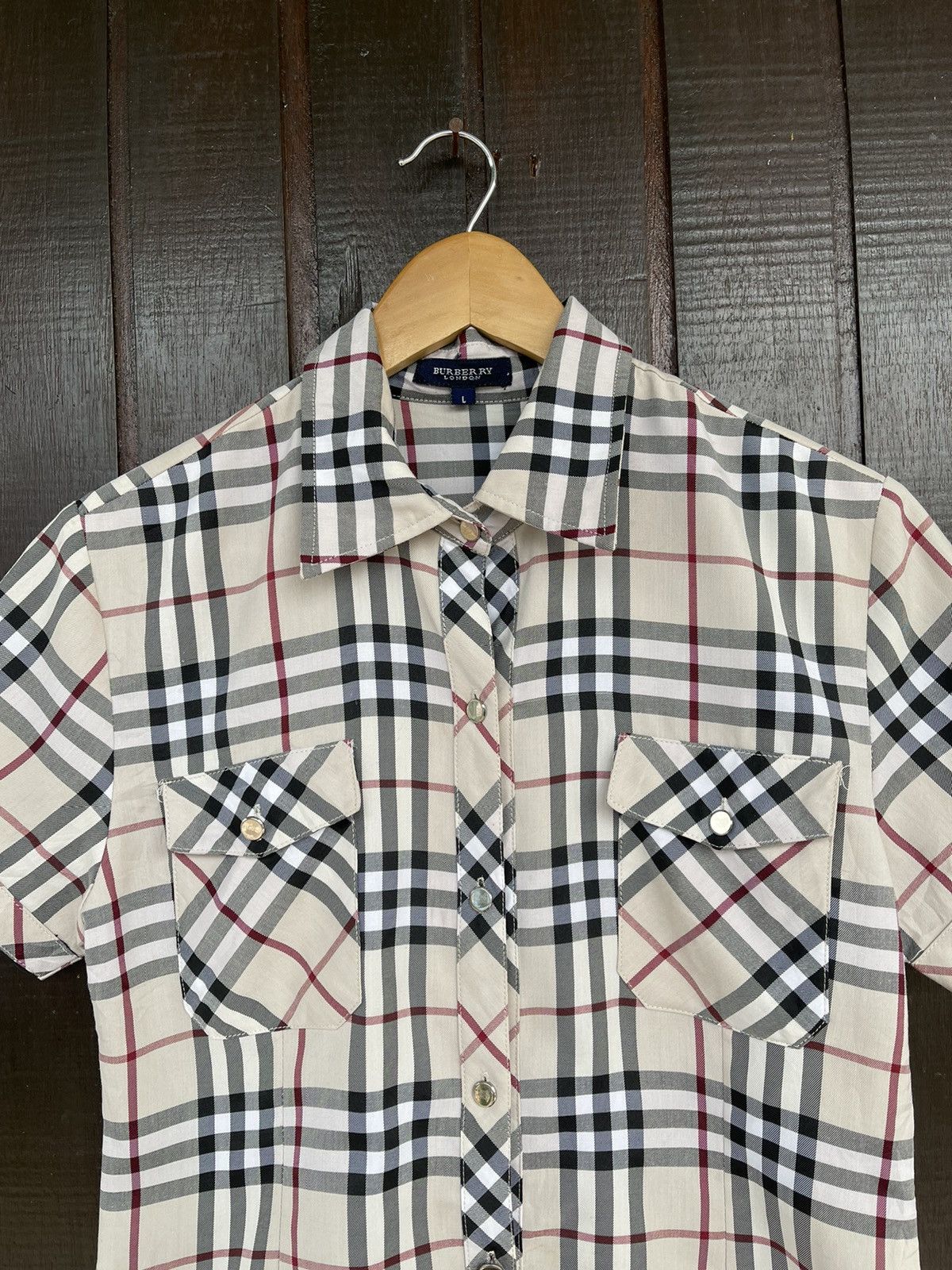 Vintage Burberry nova check shirt