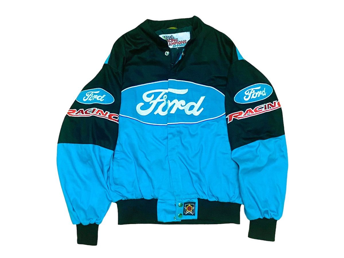 Vintage Ford Nascar Jacket Vintage Chase Authentics Embroidered