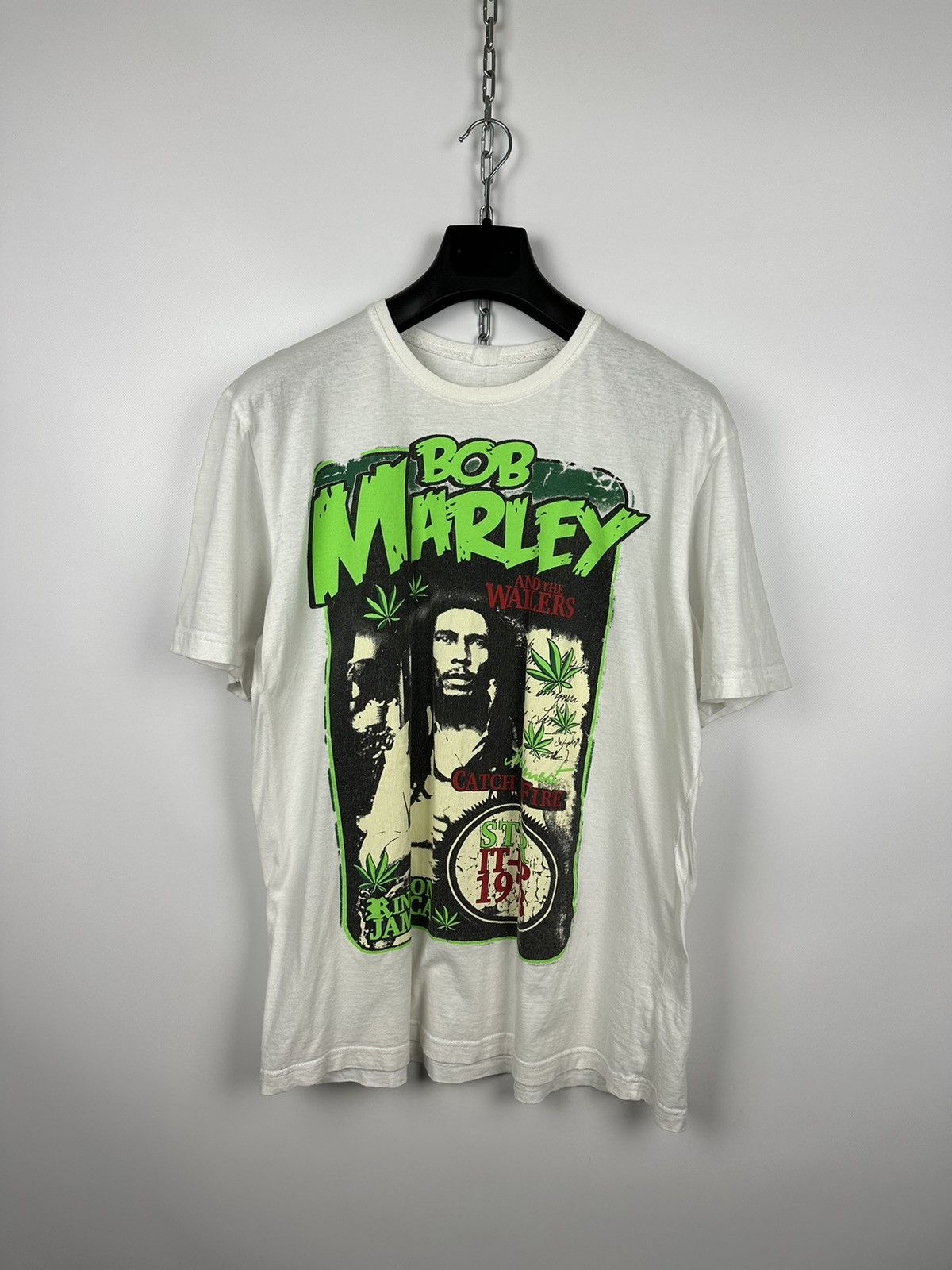 Band Tees × Vintage Vintage Bob Marley and The Wailer Band T-Shirt Size US L / EU 52-54 / 3 - 1 Thumbnail