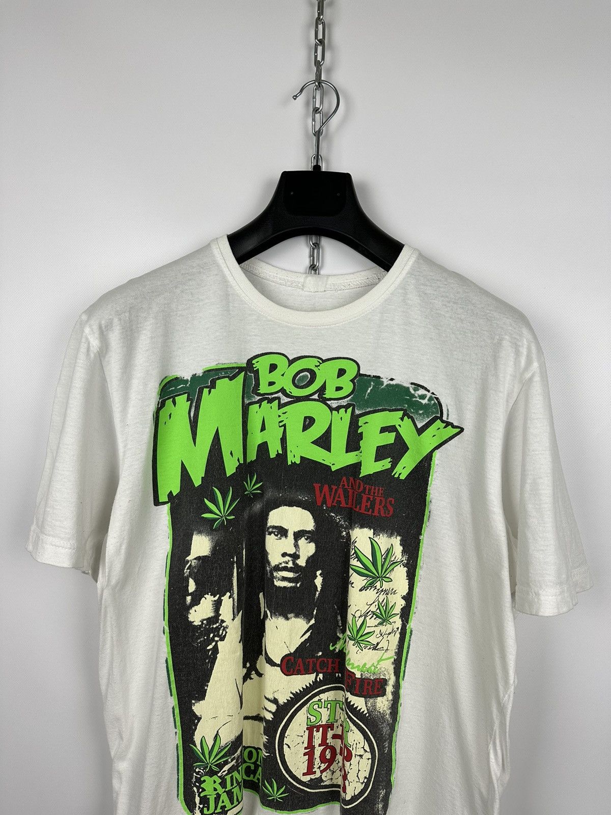 Band Tees × Vintage Vintage Bob Marley and The Wailer Band T-Shirt Size US L / EU 52-54 / 3 - 2 Thumbnail