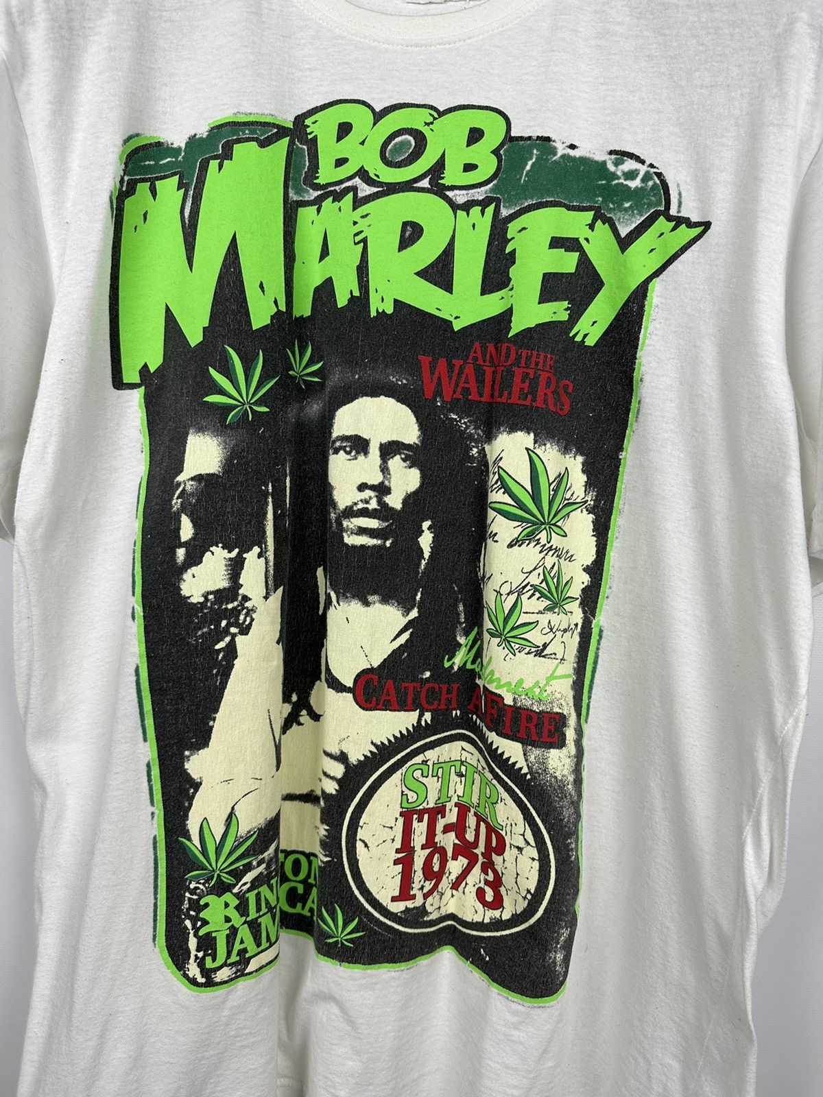 Band Tees × Vintage Vintage Bob Marley and The Wailer Band T-Shirt Size US L / EU 52-54 / 3 - 3 Thumbnail