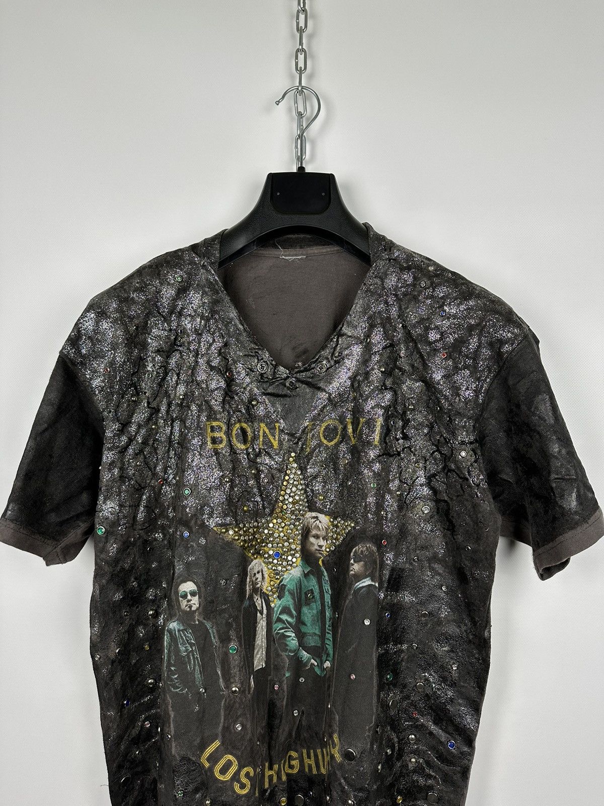 Band Tees × Vintage Vintage 2008 Bon Jovi ‘Lost Highway’ Custom Band T-Shirt Size US L / EU 52-54 / 3 - 2 Thumbnail