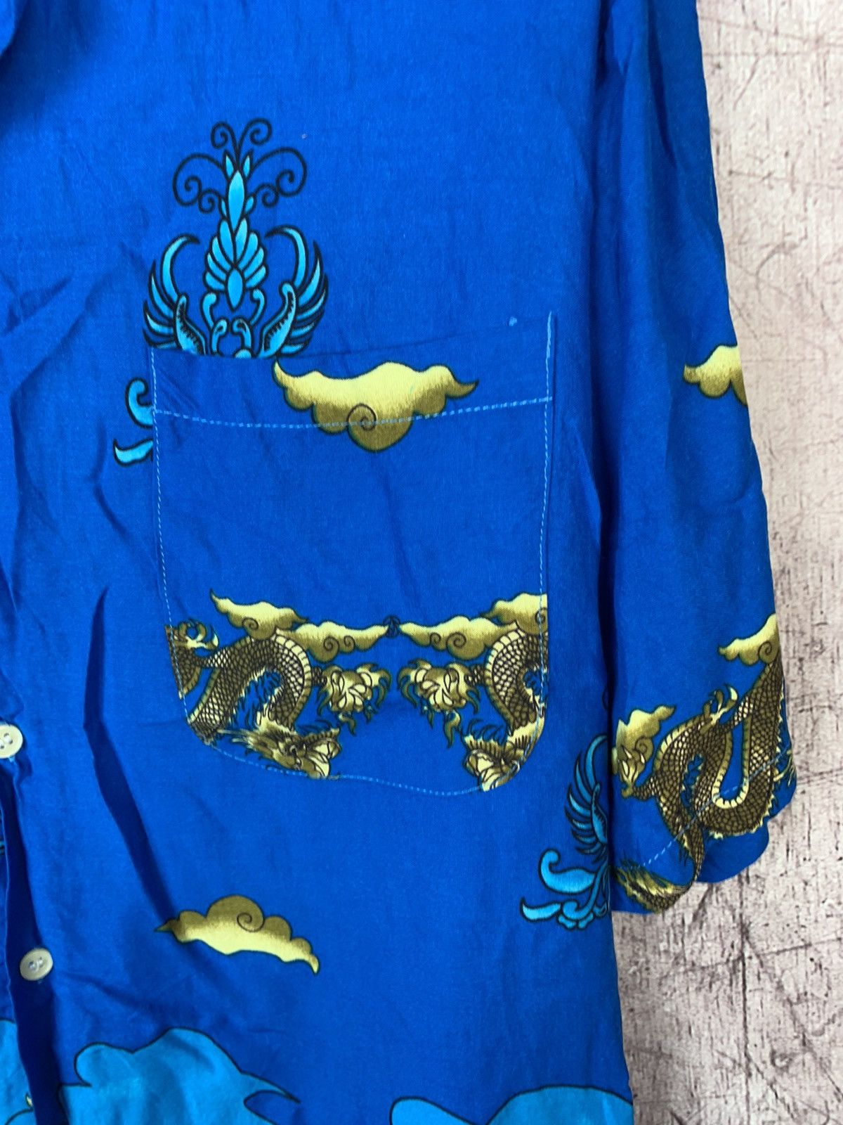 Vintage Vintage Asian Dragon Hawaiian Shirts Size US M / EU 48-50 / 2 - 4 Thumbnail