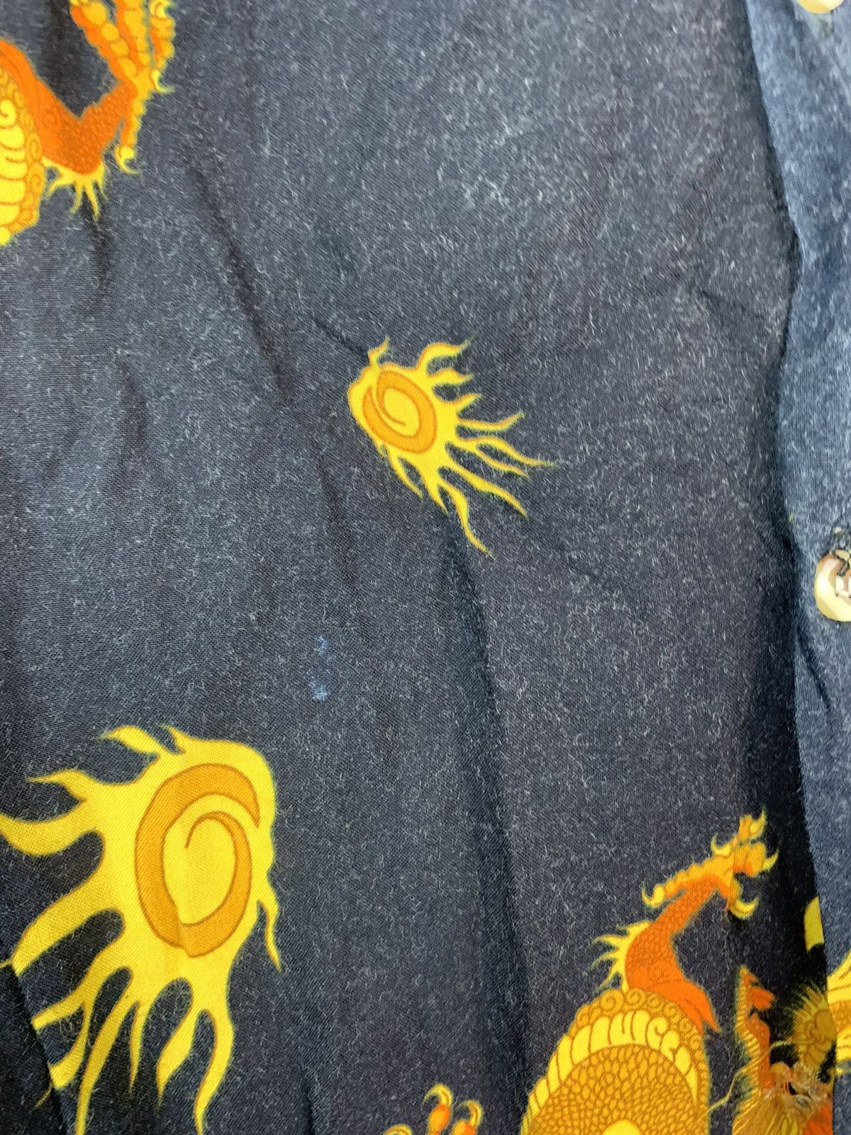 Japanese Brand Asian Dragon Vintage Mens Hawaiian Shirt Size US M / EU 48-50 / 2 - 5 Thumbnail