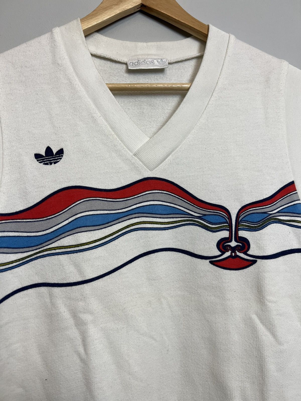 Adidas 80s Adidas Ivan Lendl Tennis Sweatshirt Vest Rare Hype Grail Size US S / EU 44-46 / 1 - 3 Thumbnail