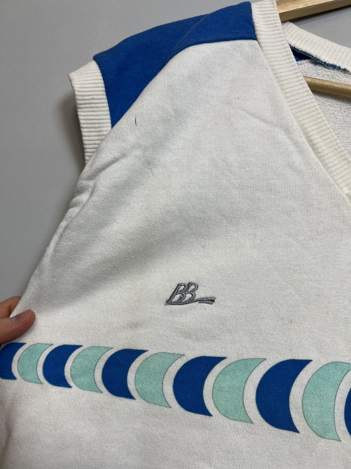 Adidas 80s Puma Boris Becker Tennis Sweatshirt Vest Rare Hype Grail Size US XS / EU 42 / 0 - 5 Thumbnail