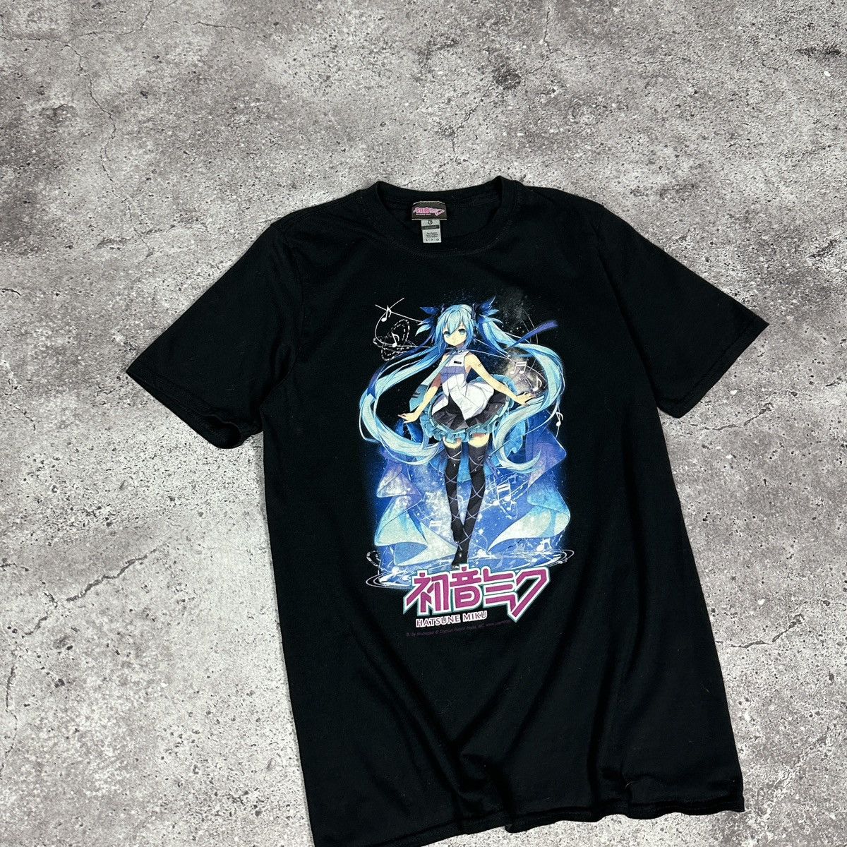 Anime Vintage 00s Hatsune Miku Vocaloid Software Promo tee Y2K Size US S / EU 44-46 / 1 - 3 Thumbnail