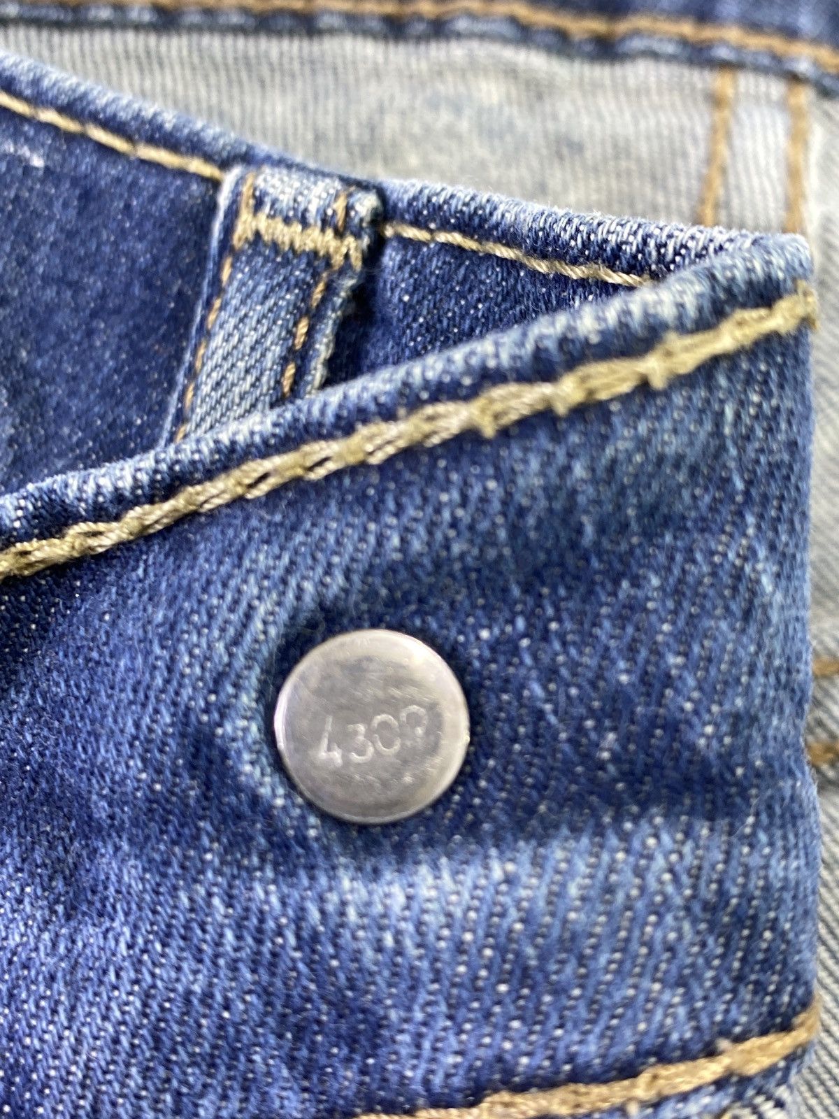 Levi's Vintage Levis 505 Blue Wash Jeans - J790 Size US 34 / EU 50 - 4 Thumbnail