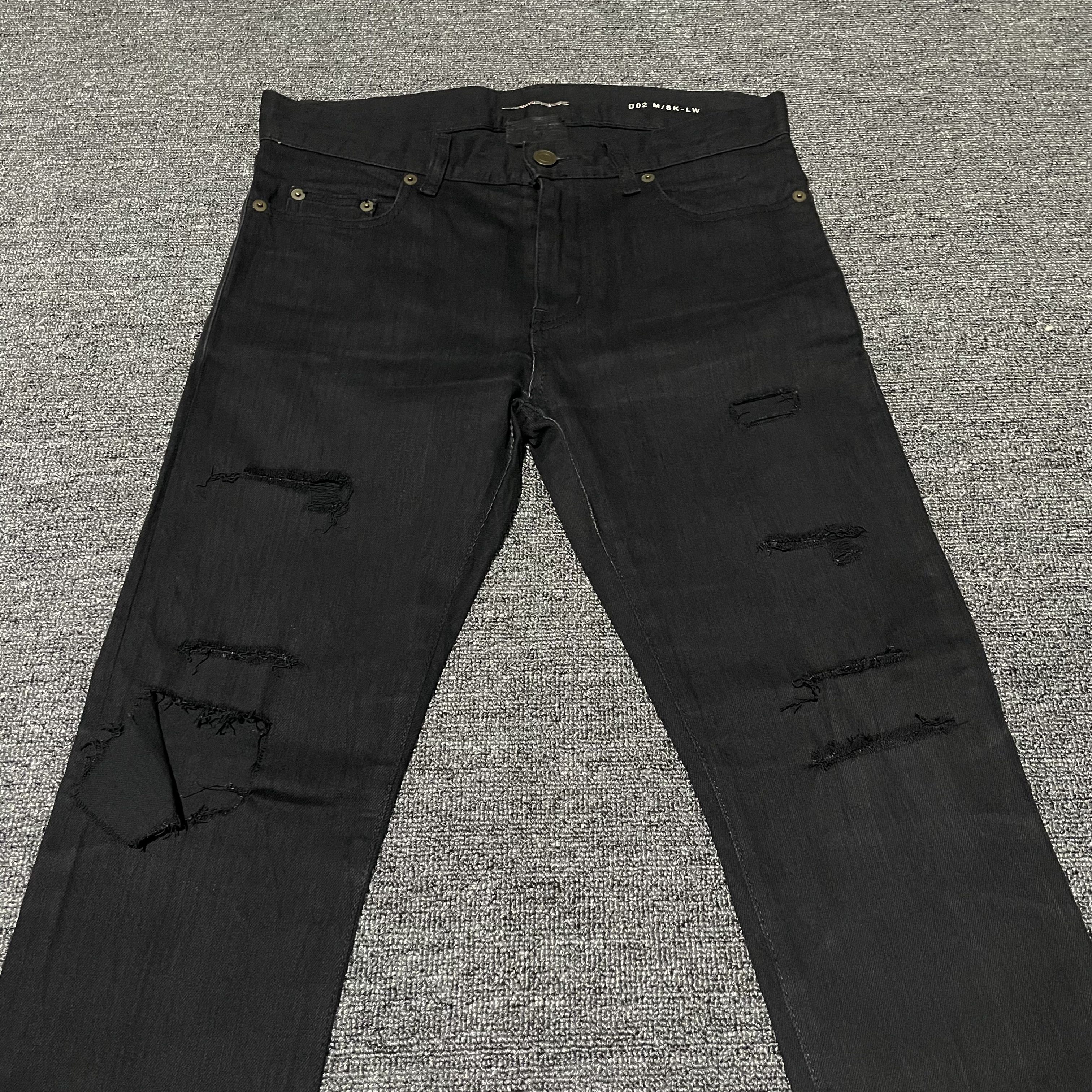 Saint Laurent Paris Saint Laurent Denim Jeans Size US 29 - 2 Thumbnail
