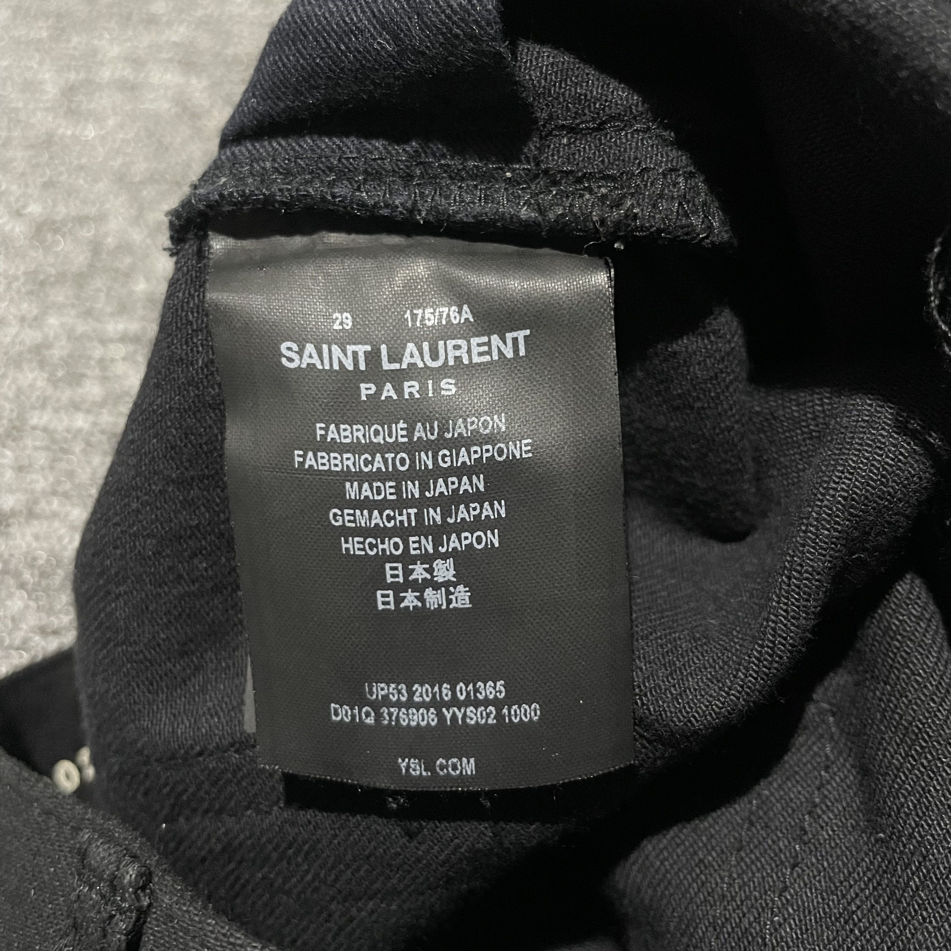 Saint Laurent Paris Saint Laurent Denim Jeans Size US 29 - 11 Thumbnail