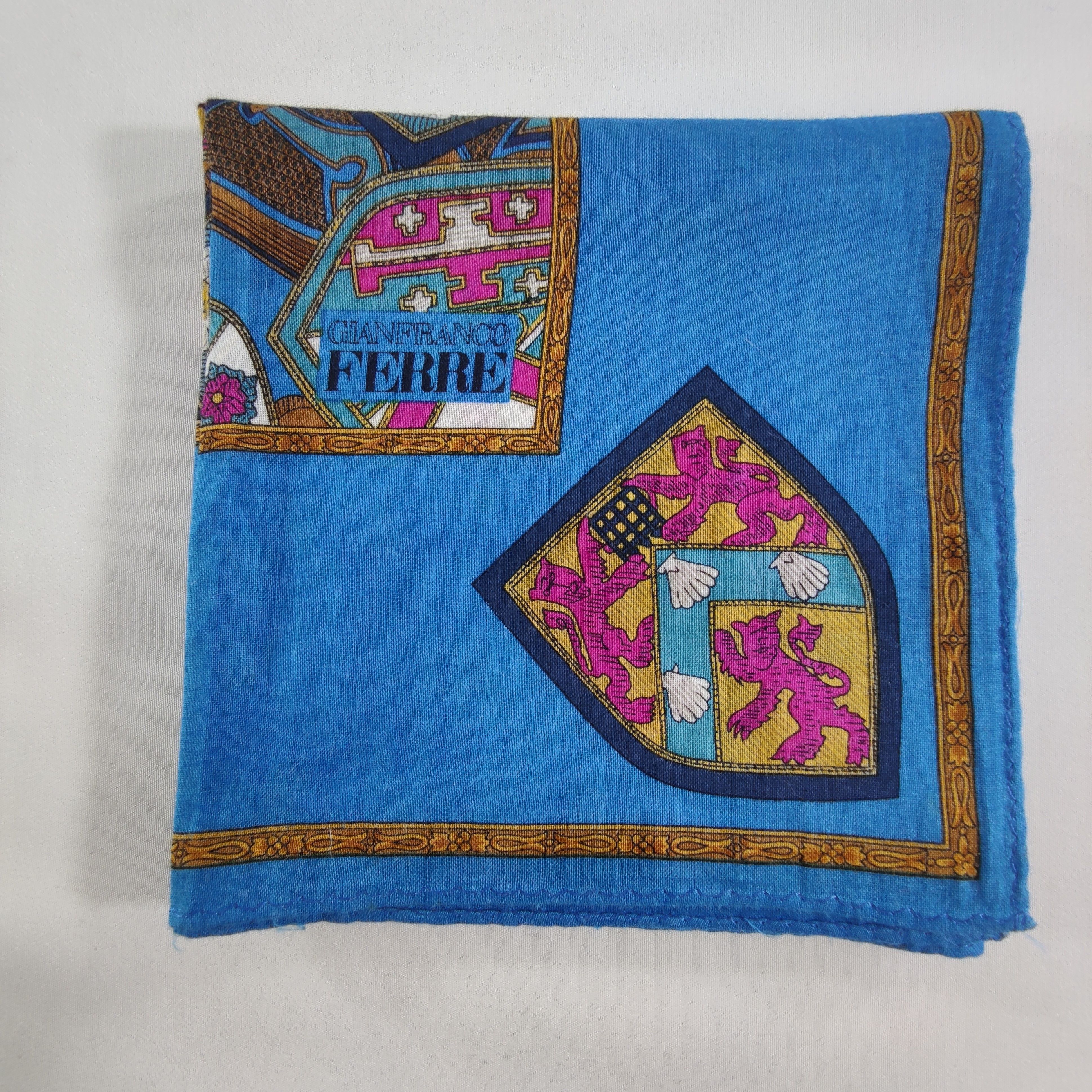 Gianfranco Ferre Gianfranco Ferre Handkerchief/Neckerchief/Bandana HC123 Size ONE SIZE - 4 Thumbnail