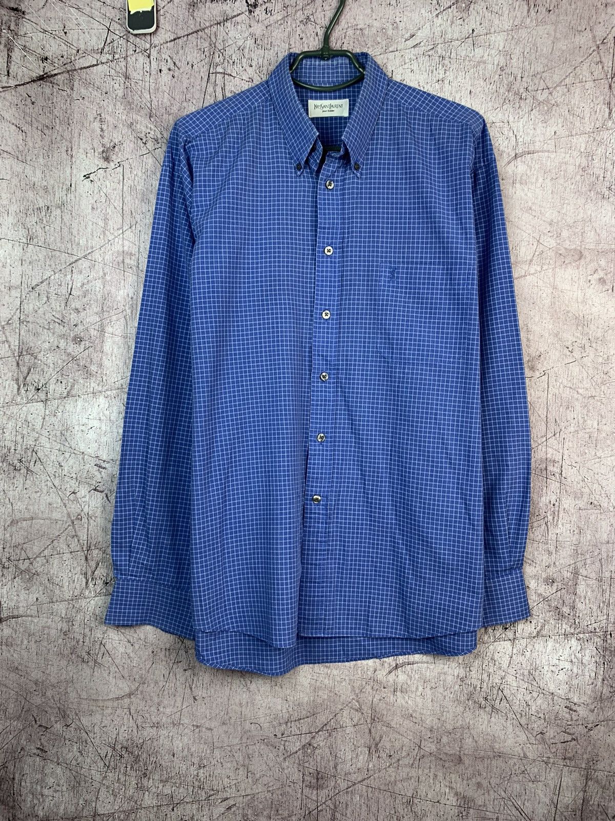 Yves Saint Laurent Vintage Mens Long Sleeve Shirt