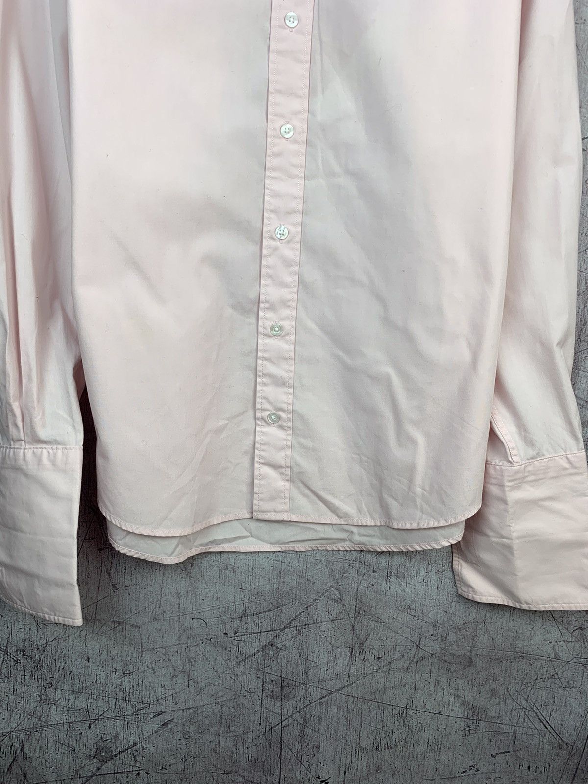 Yves Saint Laurent Yves Saint Laurent Long Sleeve Pink Shirt Size US XL / EU 56 / 4 - 3 Thumbnail