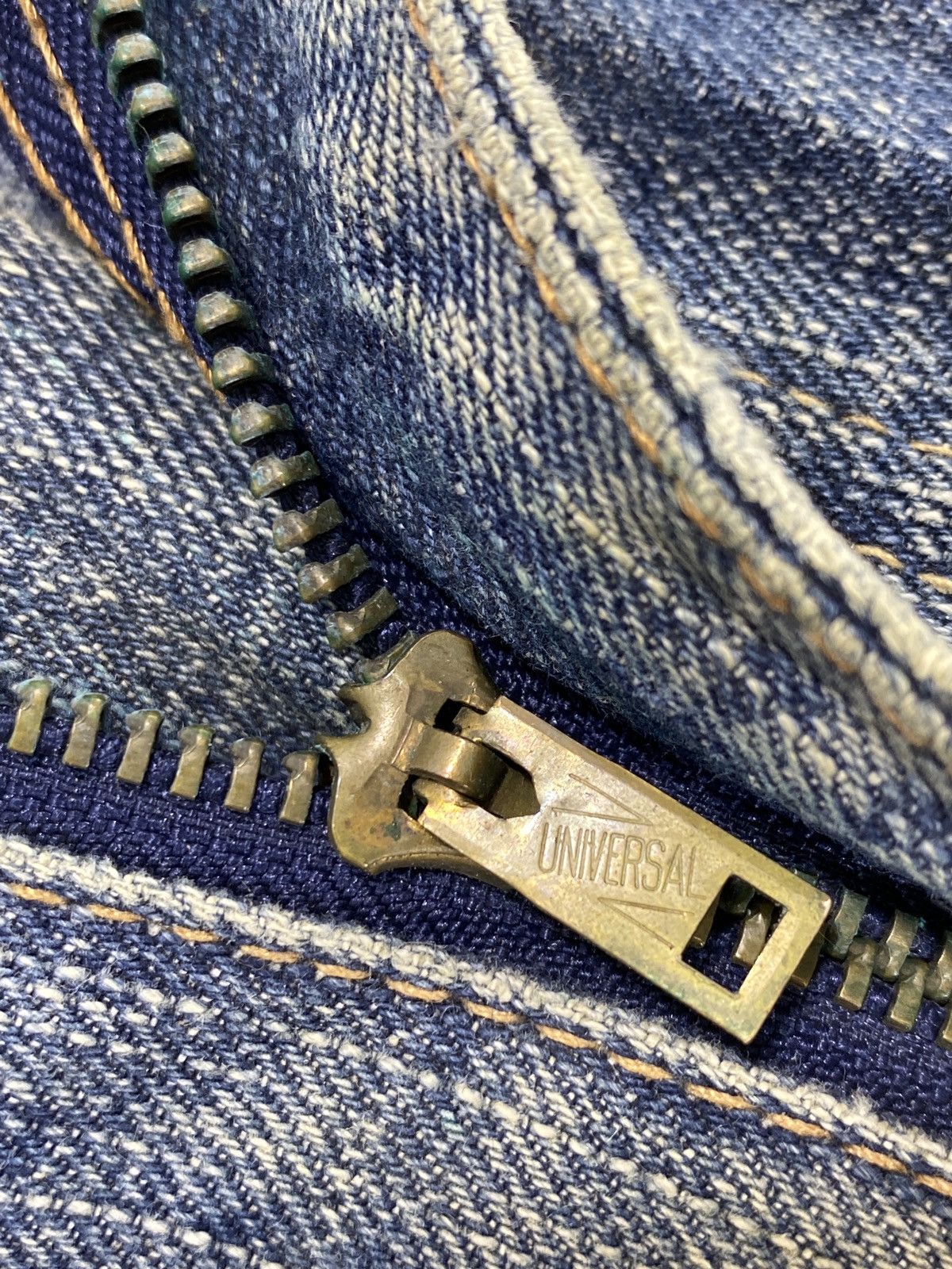 Beams Plus Beams Distress Blue Wash Jeans - J791 Size US 34 / EU 50 - 4 Thumbnail