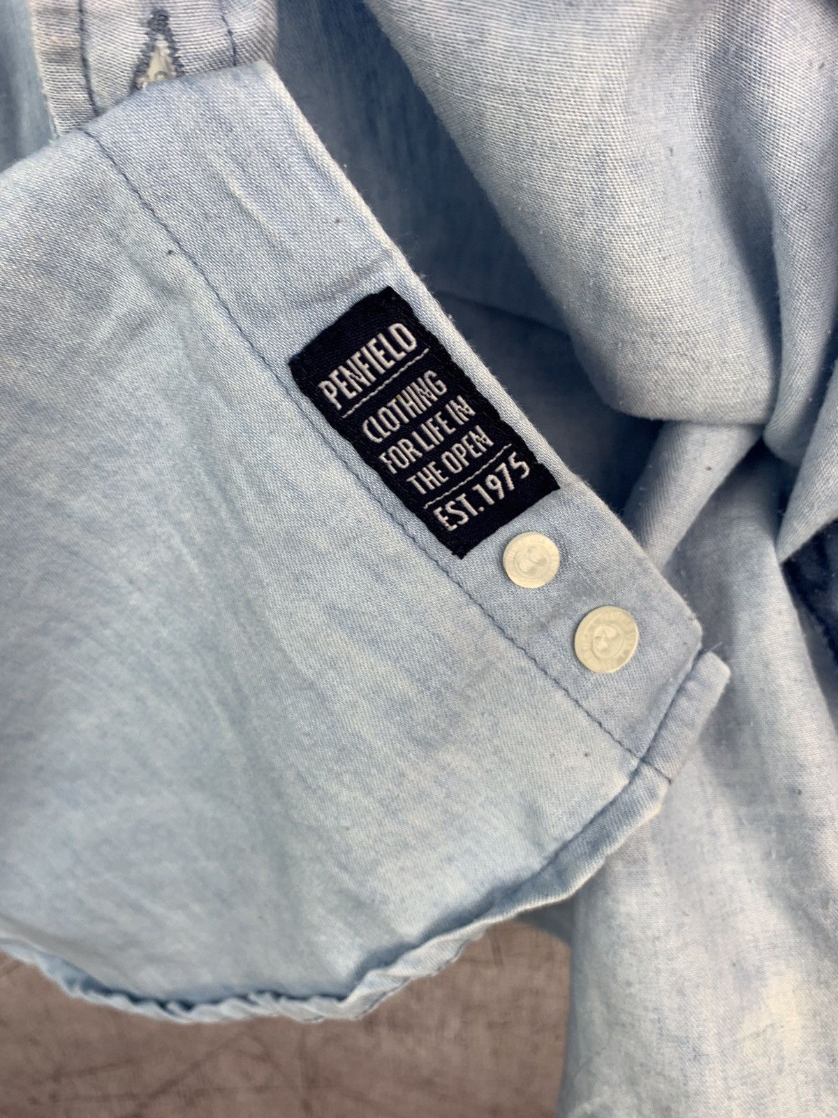 Penfield × Vintage Penfield Mens Denim Jeans Long Sleeve Shirt Size US L / EU 52-54 / 3 - 6 Thumbnail