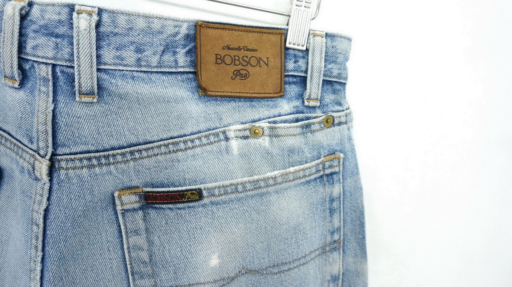 Japanese Brand Vintage Aging BOBSON Nouvelle Version Jeans Size US 34 / EU 50 - 10 Thumbnail