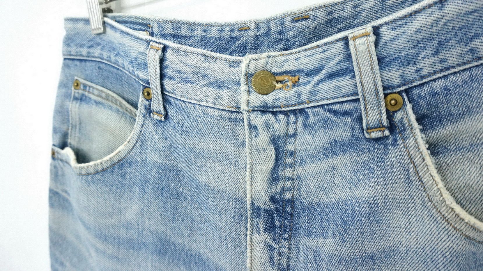 Japanese Brand Vintage Aging BOBSON Nouvelle Version Jeans Size US 34 / EU 50 - 7 Thumbnail